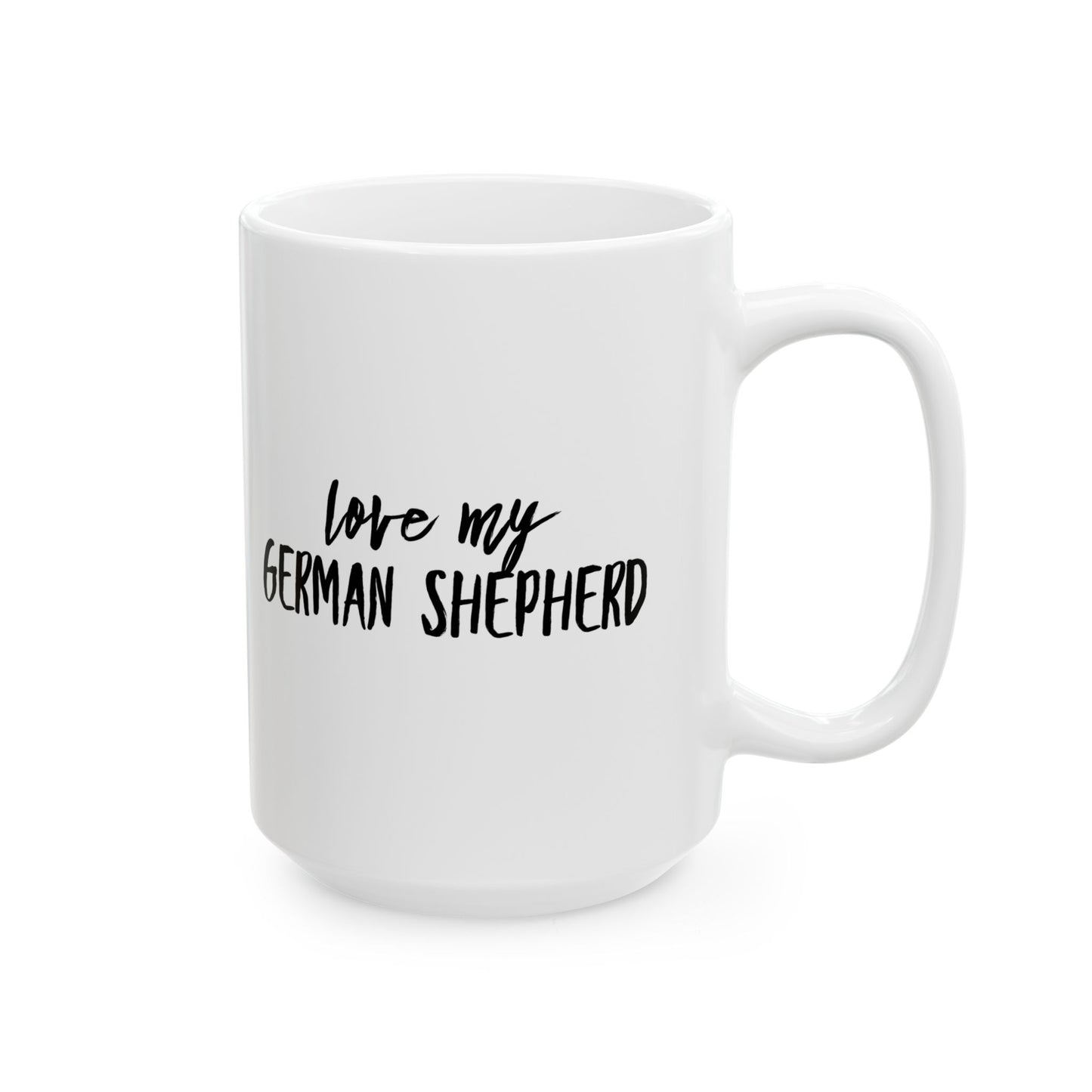 German Shepherd Love Ceramic Mug (11oz, 15oz)