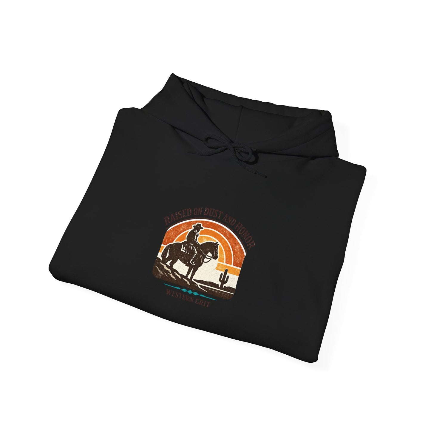 Western Cowboy Frontier Hoodie | Americana vintage rodeo sweatshirt