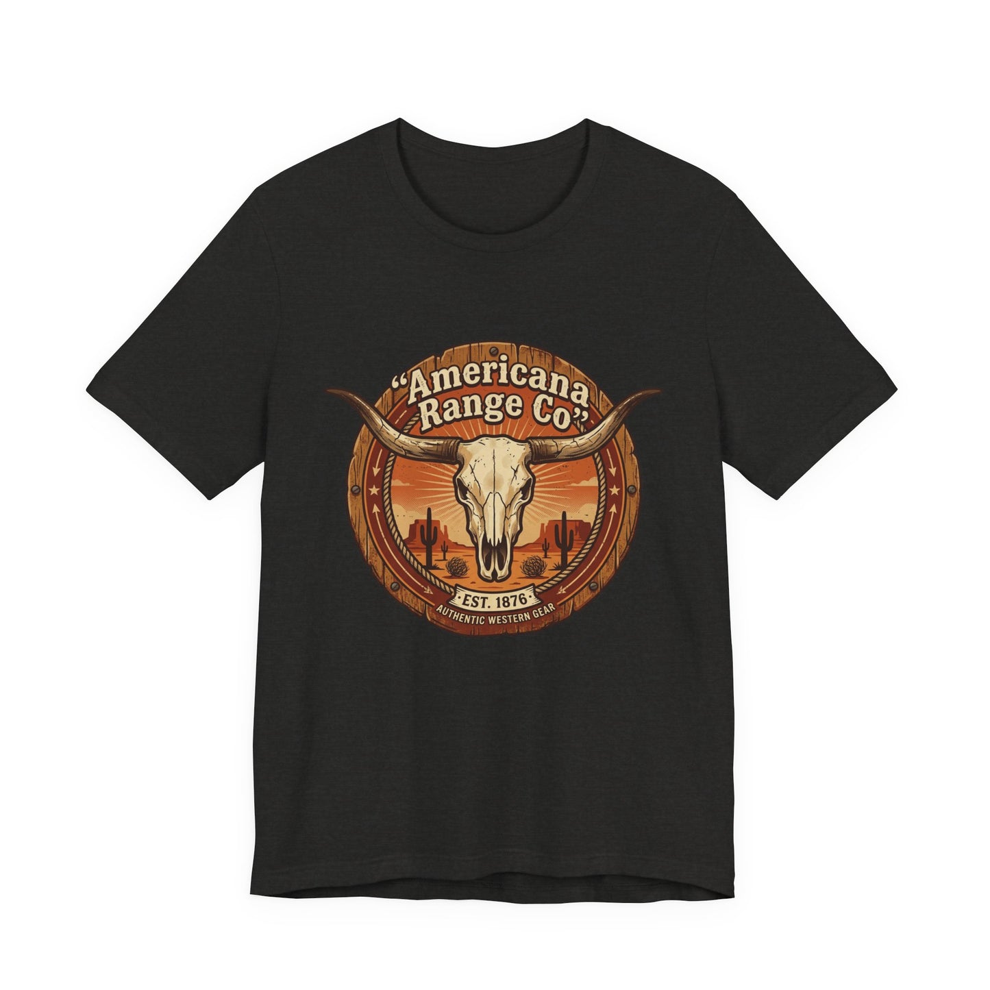 Americana Range Co Skull Tee | Western Vintage, Frontier Rodeo