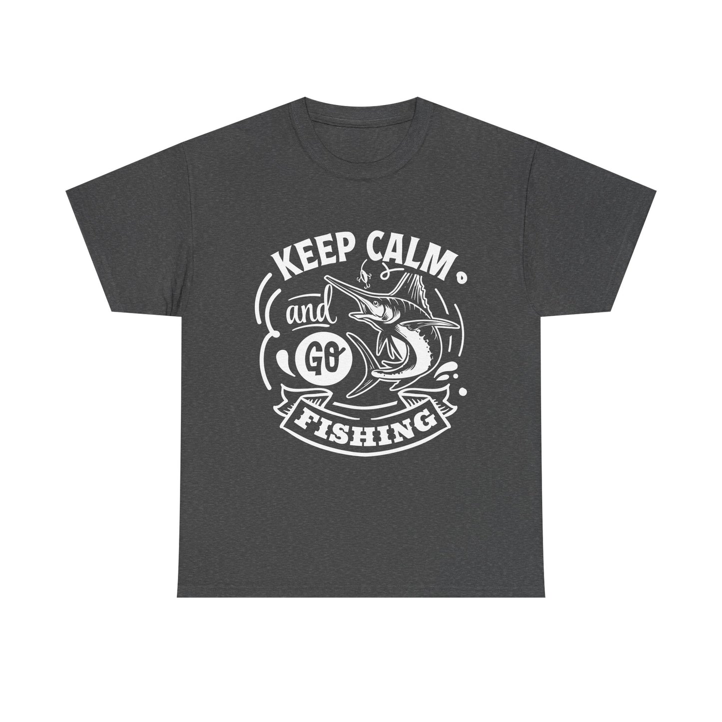 Keep Calm and Go Fishing T-Shirt for Dad
