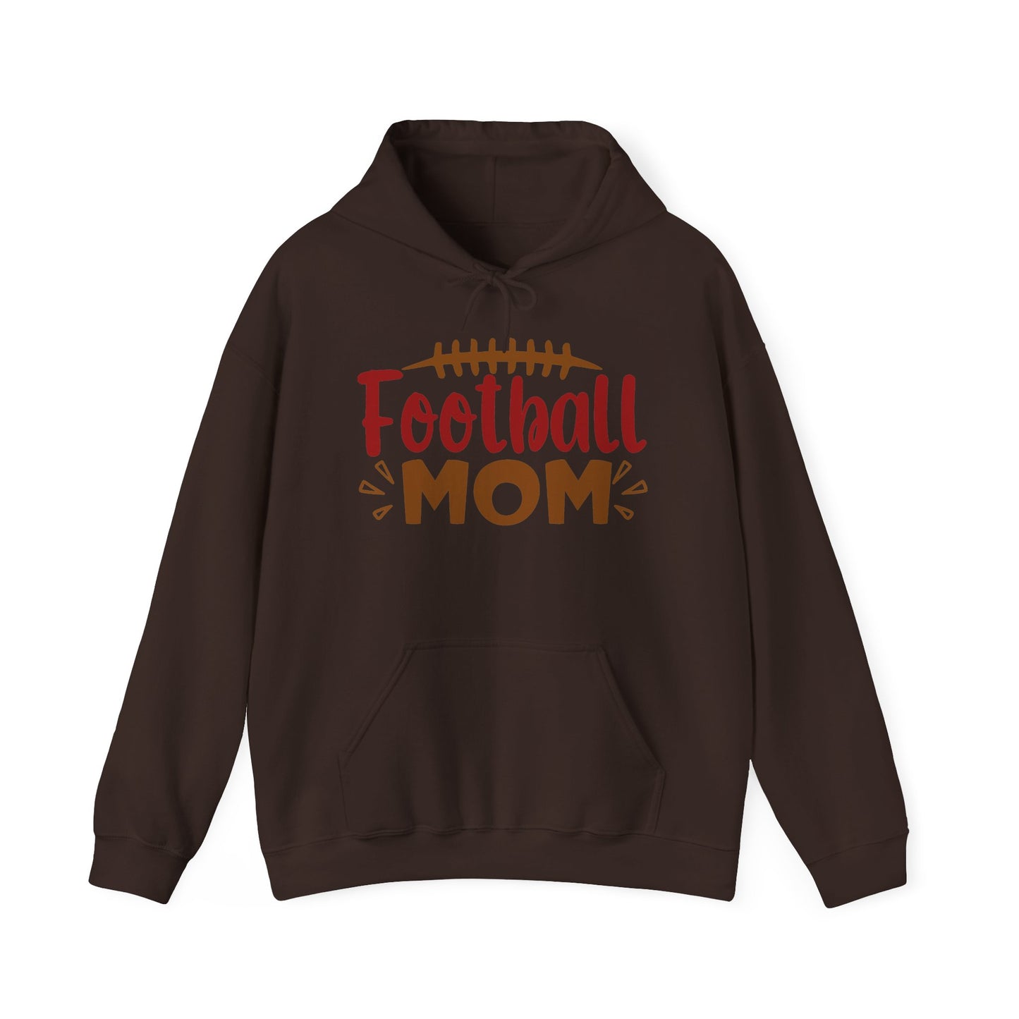 Football Mom Hoodie — Cute Football Graphic Pullover for Proud Sports Moms