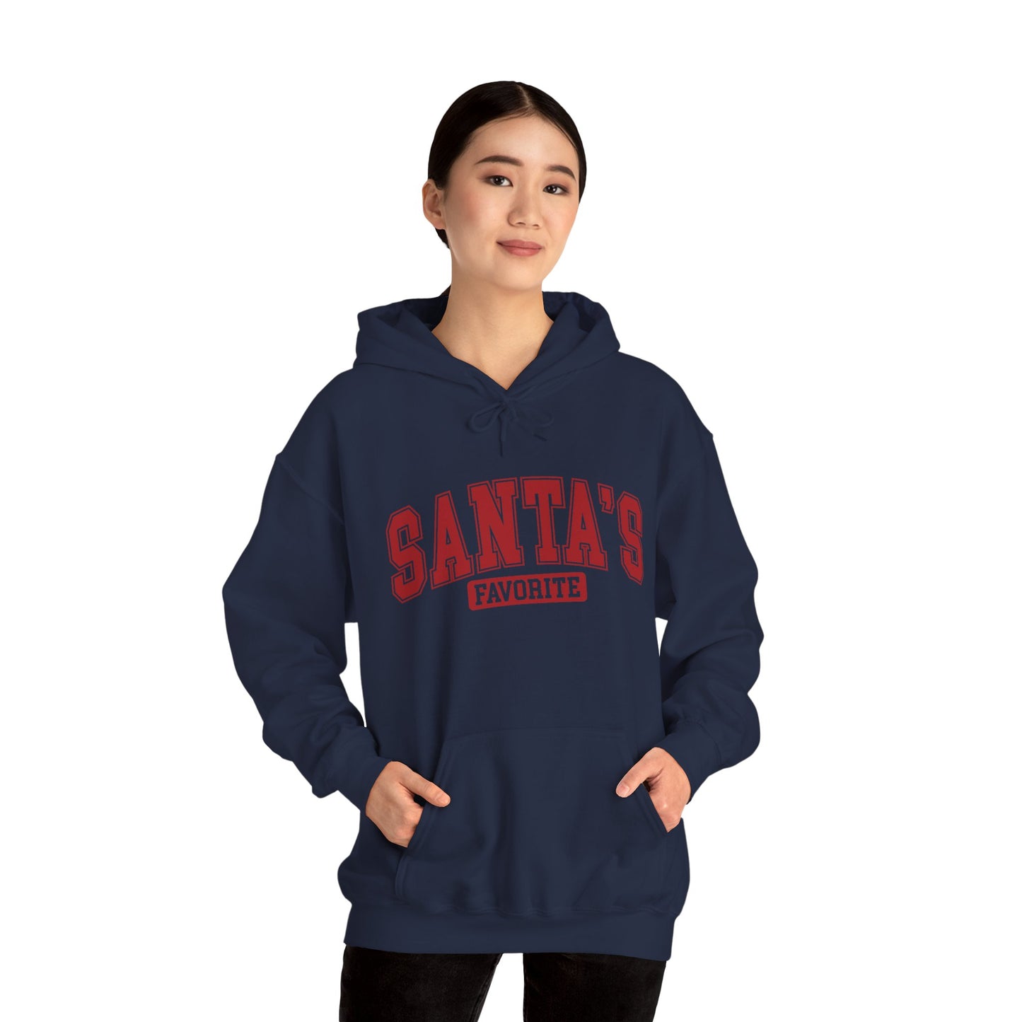 Santa's Favorite Family Unisex Christmas Hoodie