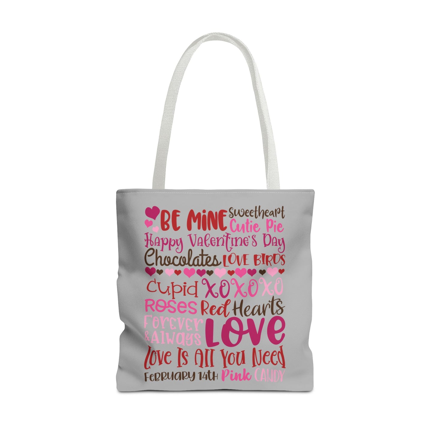 Valentine’s Day Love Words Tote Bag