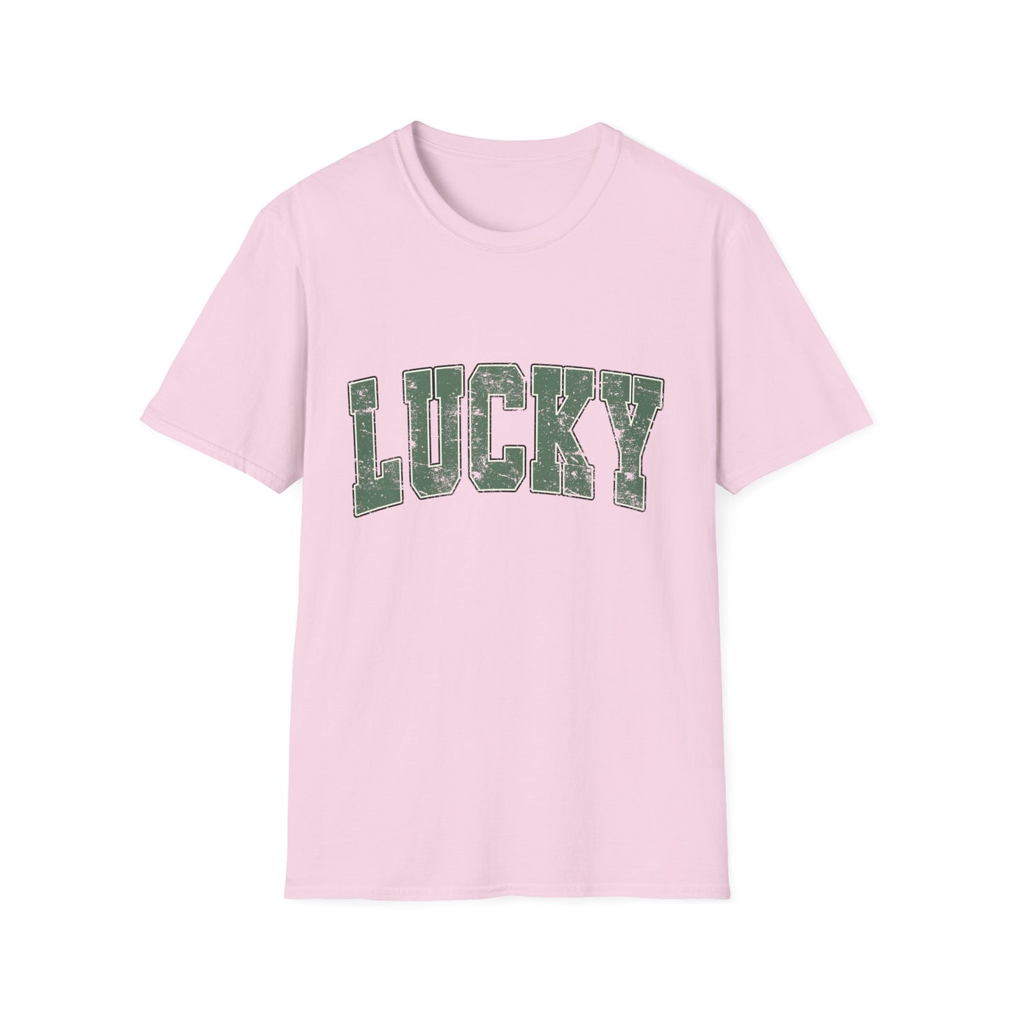 Lucky Graphic T-Shirt — Vintage Green St. Patrick’s Day Tee