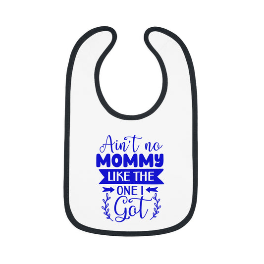 Baby Bibs, Personalized Contrast Trim Bib for Mealtime Fun, Secure Velcro Closure Teething Bibs, Best Baby Gift for New Parents