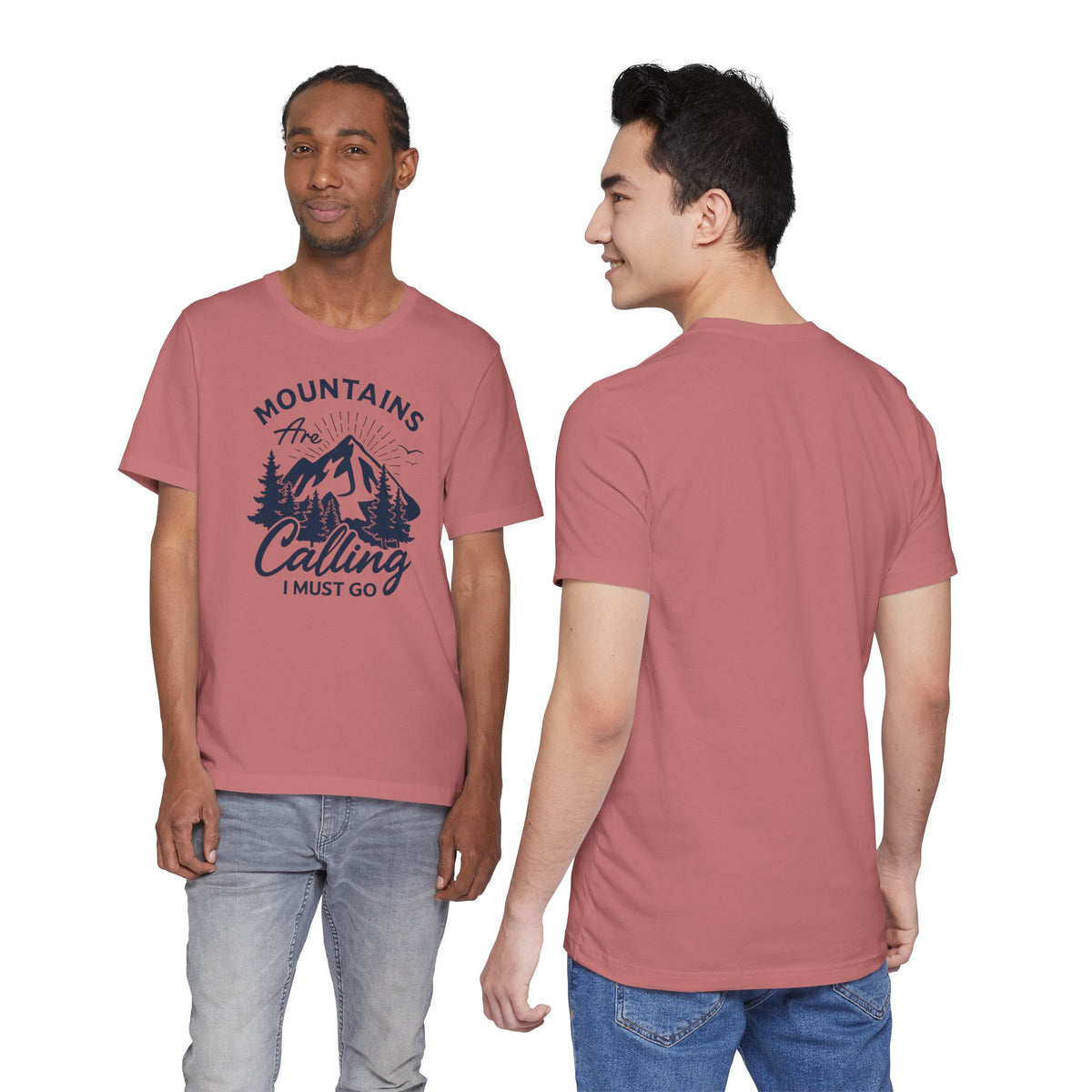 Mountains Are Calling T‑Shirt — Outdoor Adventure Graphic Tee