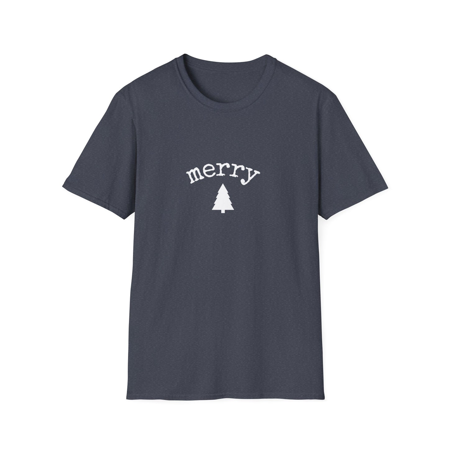 Cute "Merry Tree" Holiday T-Shirt — Festive Christmas Graphic Tee