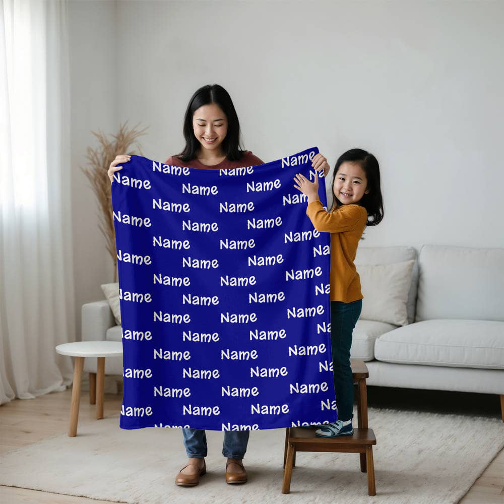 Personalized Custom Name Baby Blanket