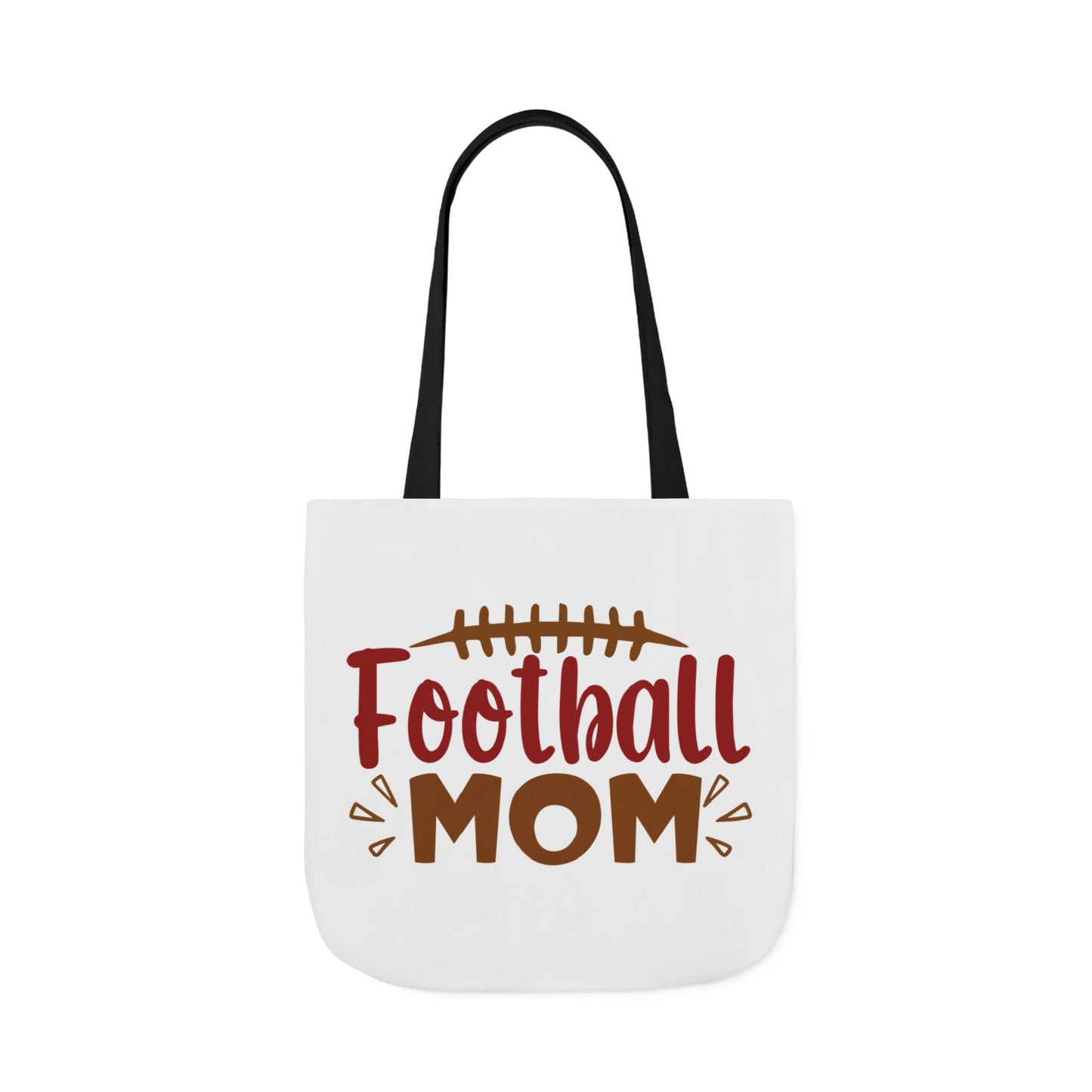 Football Mom Canvas Tote Bag — Game Day Reusable Grocery & Gear Tote
