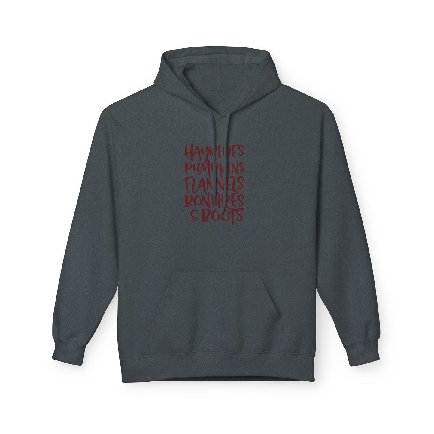 Hayrides, Pumpkins, Flannels Autumn Hoodie