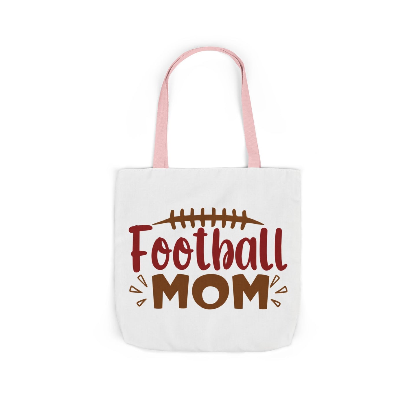 Football Mom Canvas Tote Bag — Game Day Reusable Grocery & Gear Tote