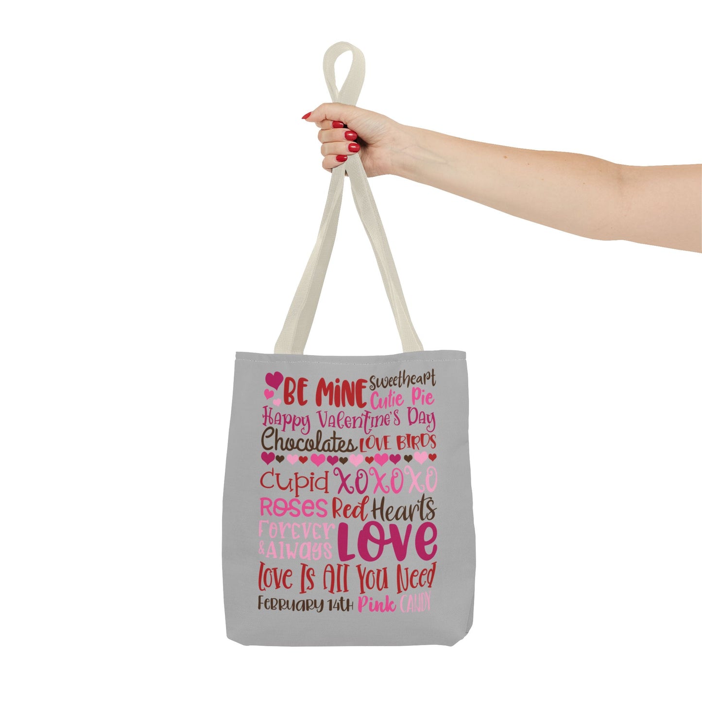 Valentine’s Day Love Words Tote Bag