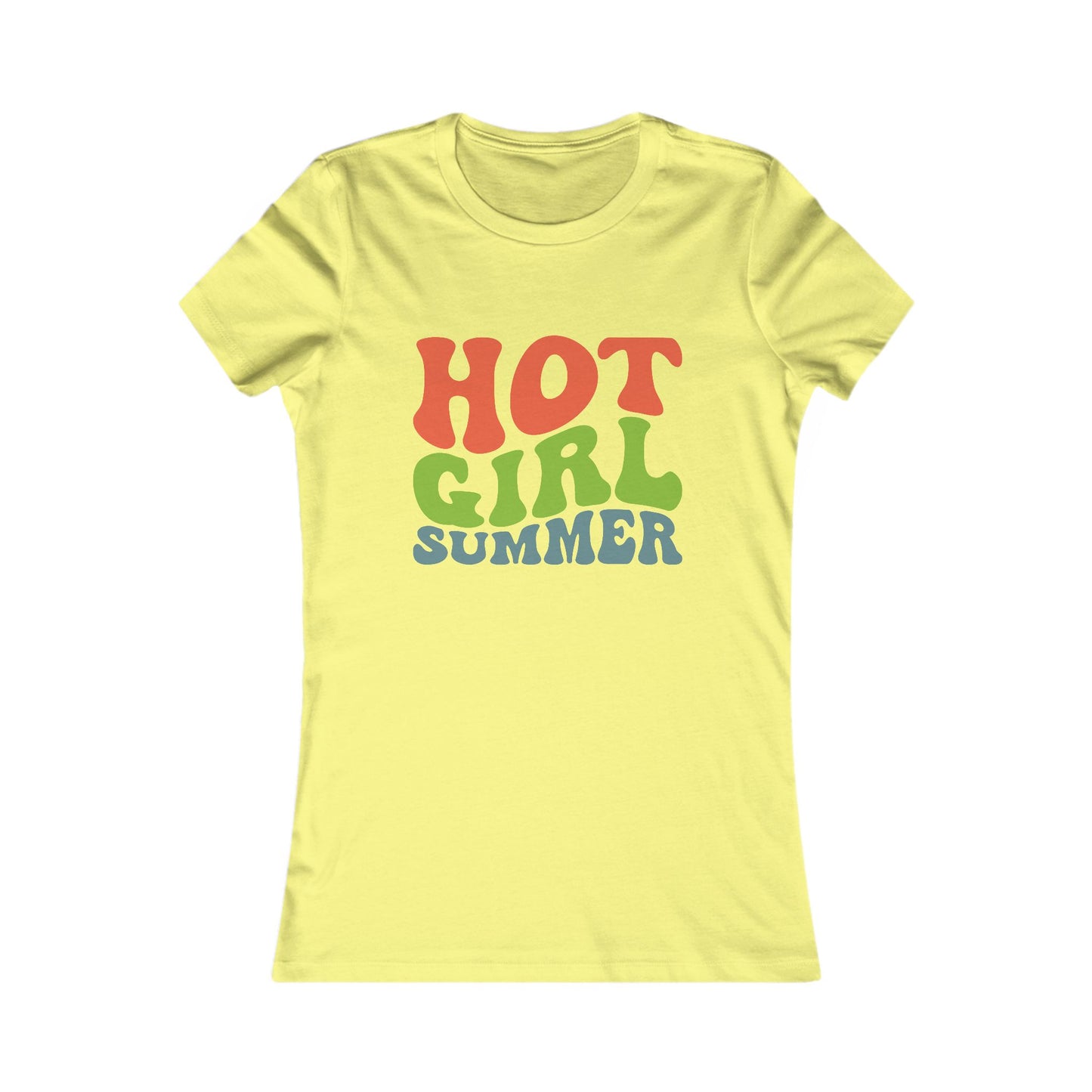 Hot Girl Summer Tee — Retro Colorful Women’s Graphic T-Shirt