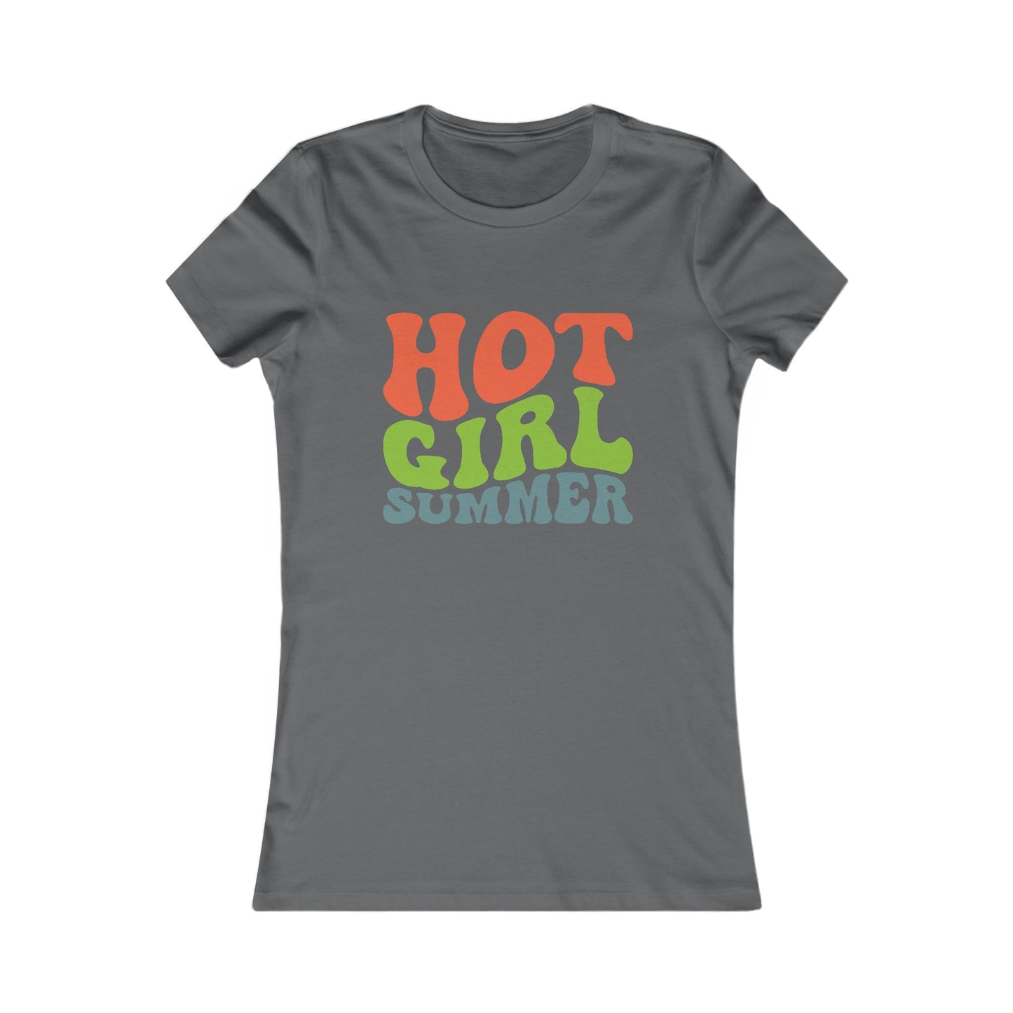 Hot Girl Summer Tee — Retro Colorful Women’s Graphic T-Shirt