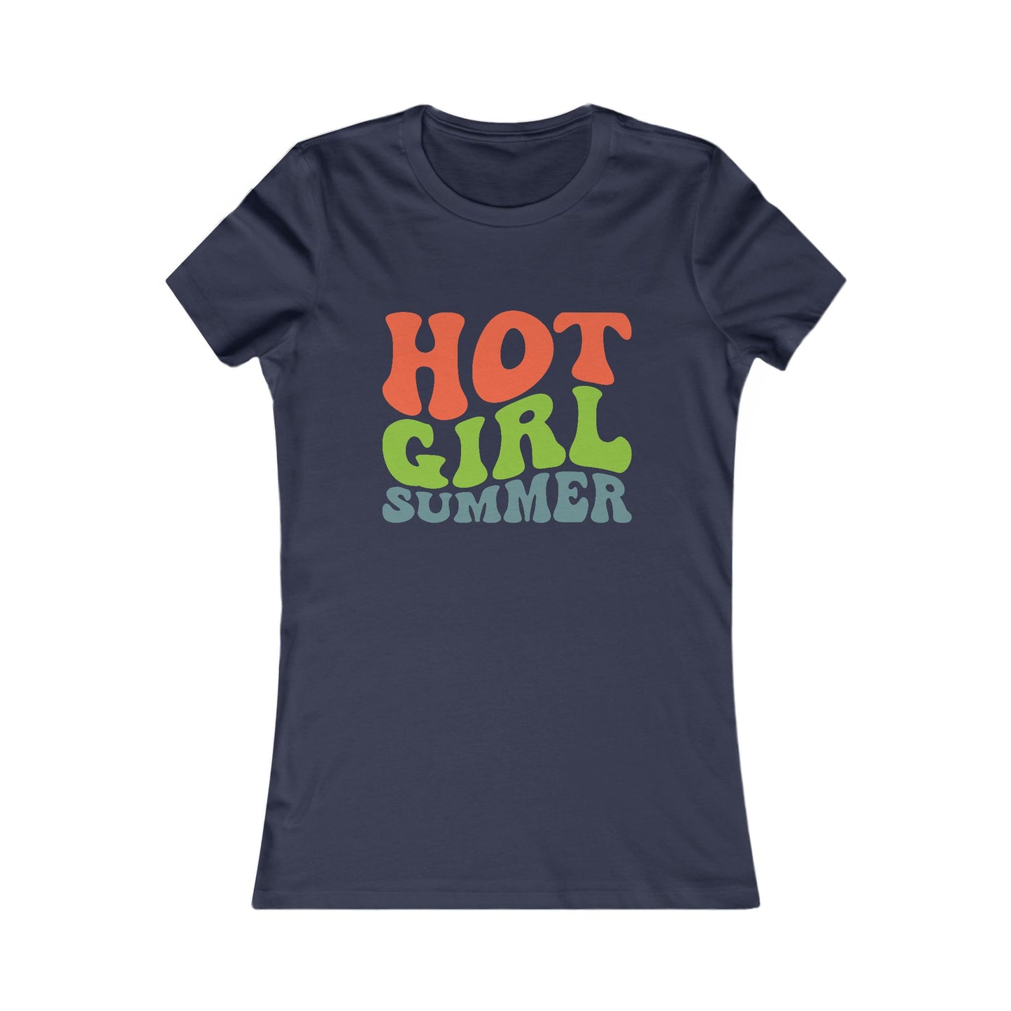Hot Girl Summer Tee — Retro Colorful Women’s Graphic T-Shirt