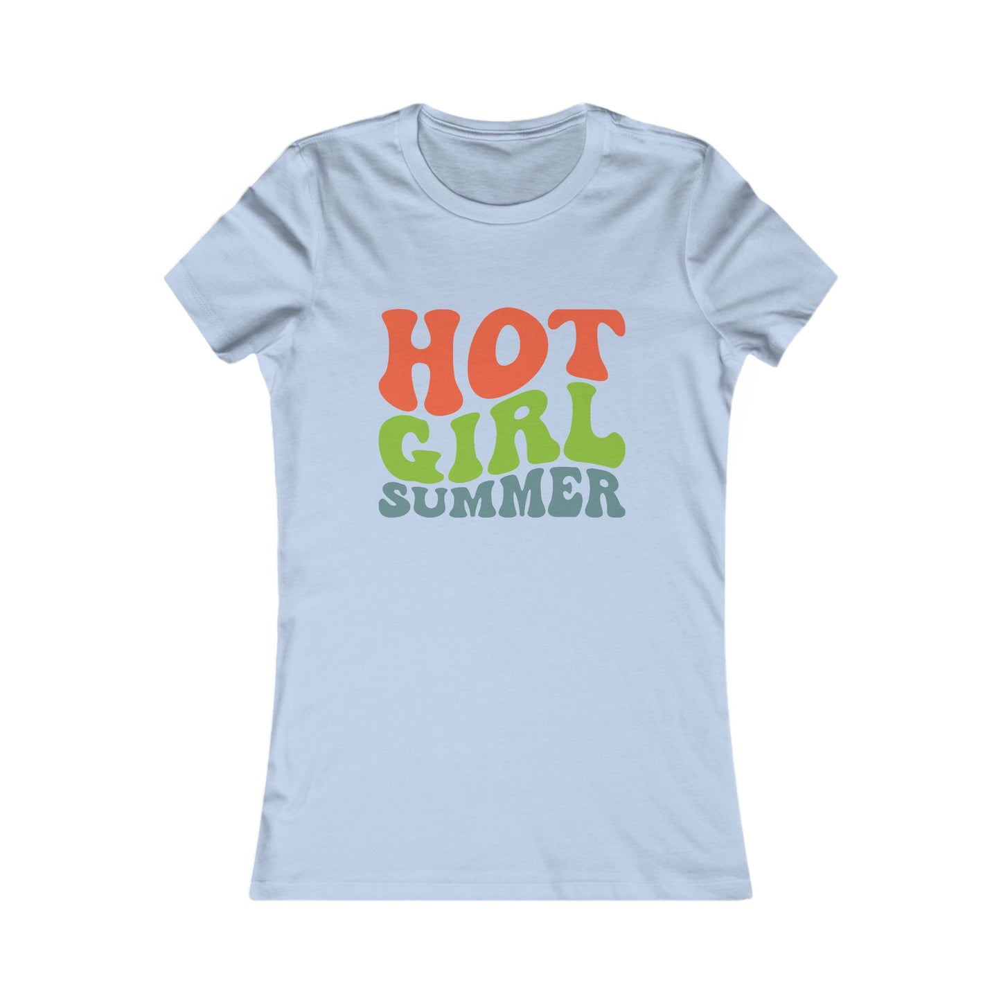 Hot Girl Summer Tee — Retro Colorful Women’s Graphic T-Shirt