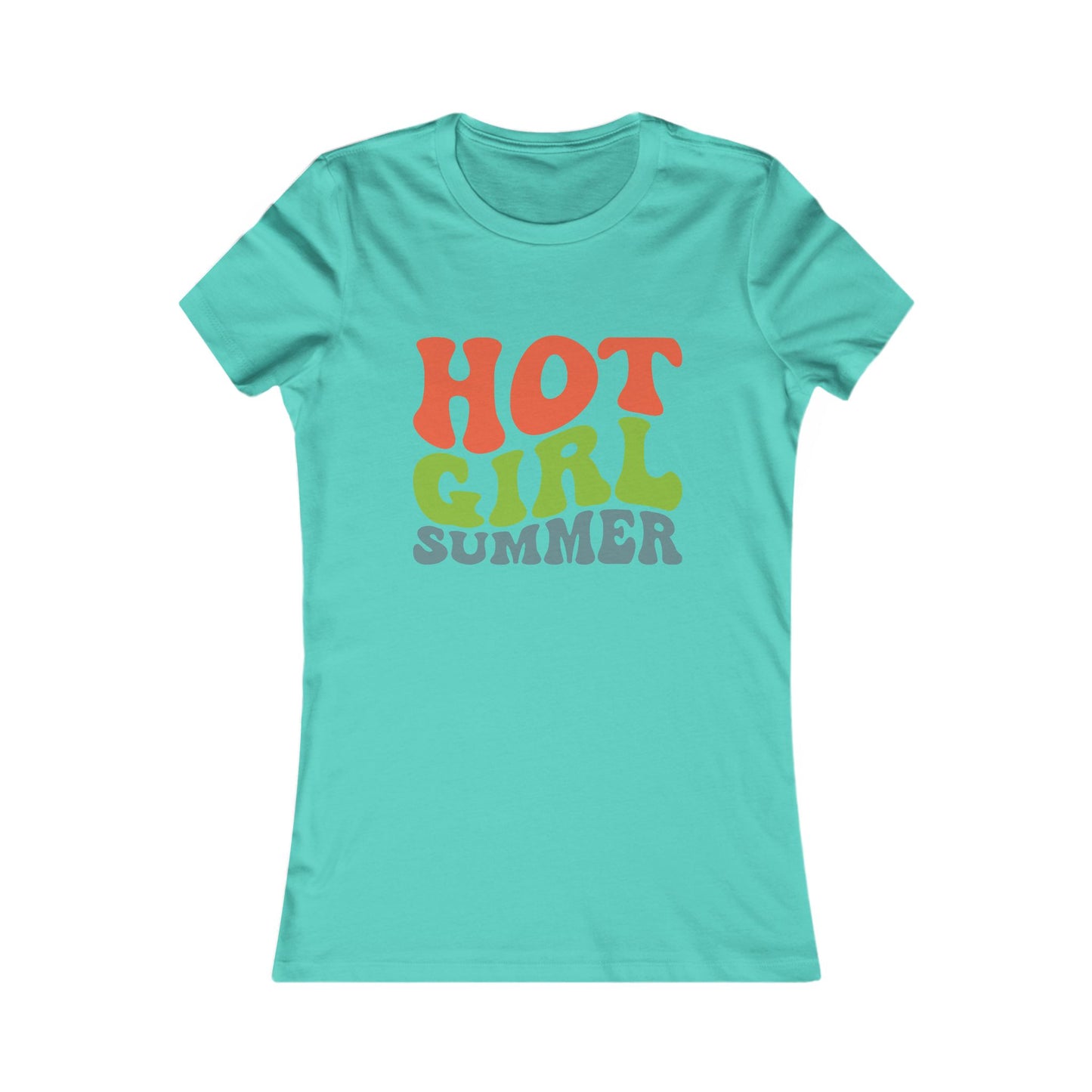 Hot Girl Summer Tee — Retro Colorful Women’s Graphic T-Shirt
