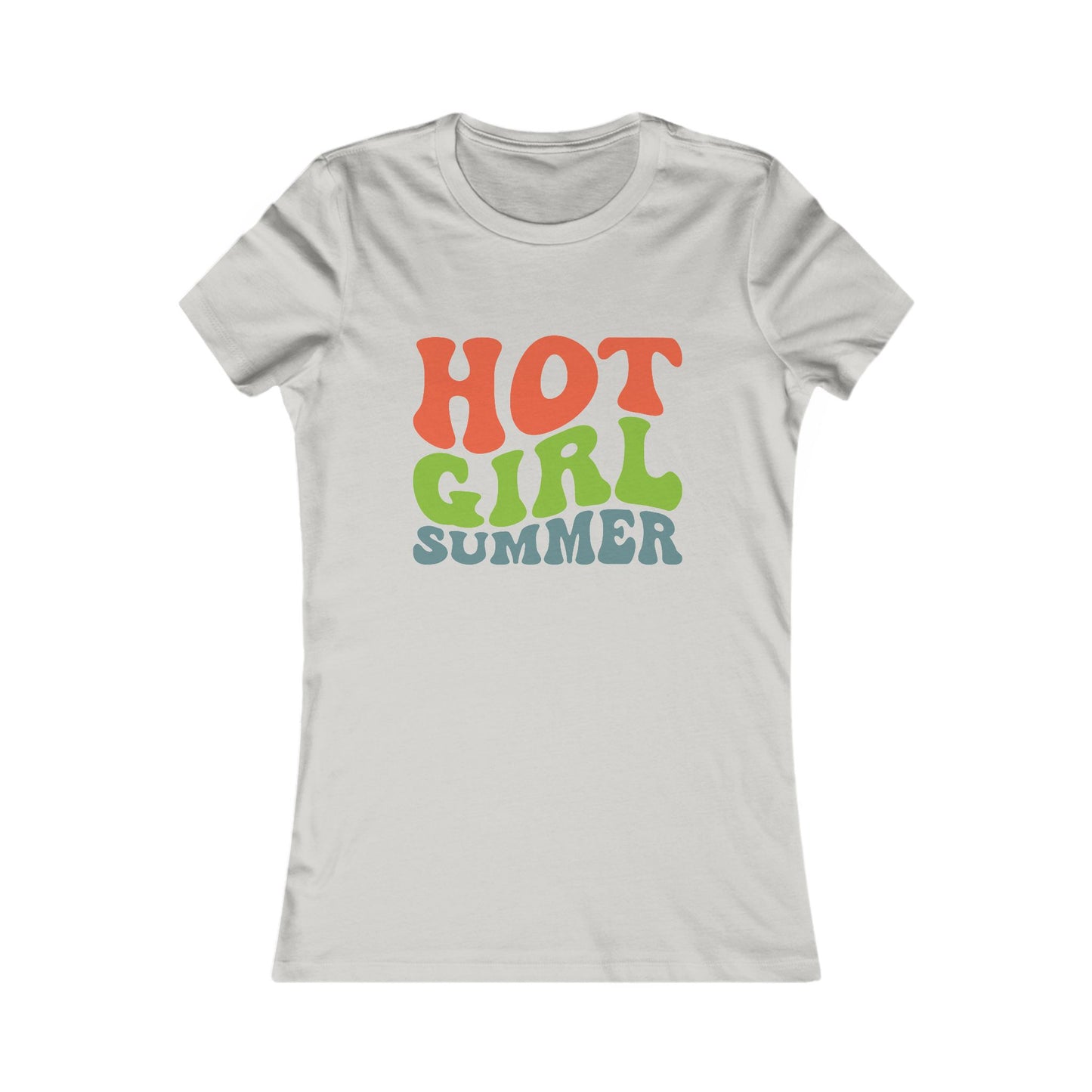 Hot Girl Summer Tee — Retro Colorful Women’s Graphic T-Shirt