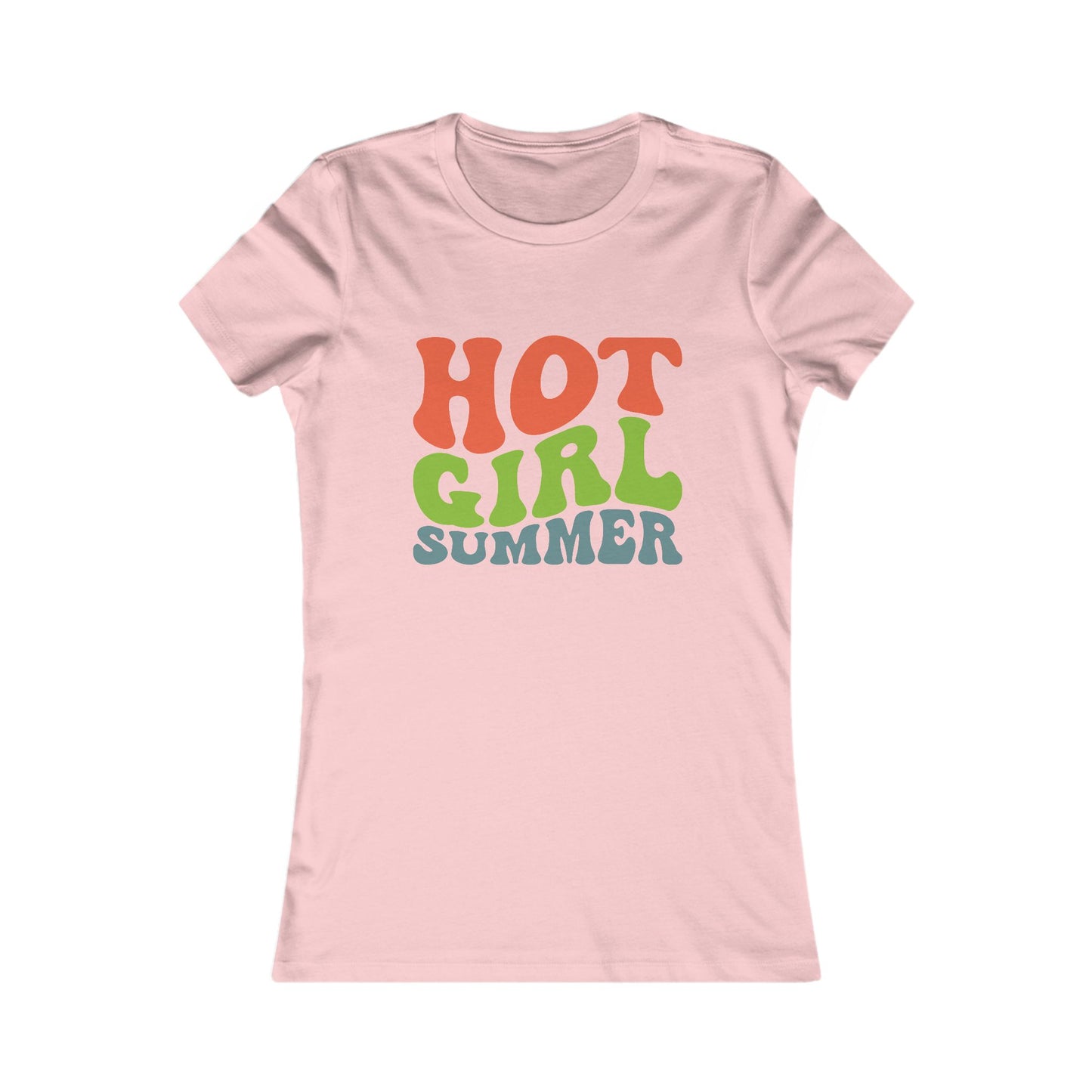 Hot Girl Summer Tee — Retro Colorful Women’s Graphic T-Shirt