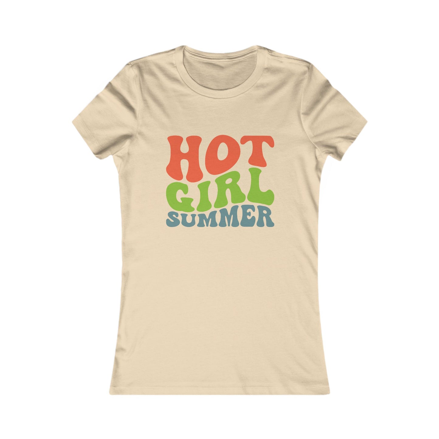 Hot Girl Summer Tee — Retro Colorful Women’s Graphic T-Shirt