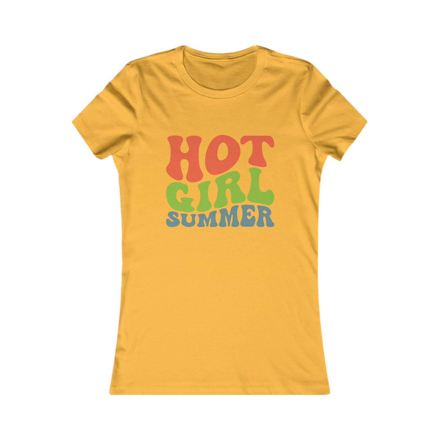 Hot Girl Summer Tee — Retro Colorful Women’s Graphic T-Shirt