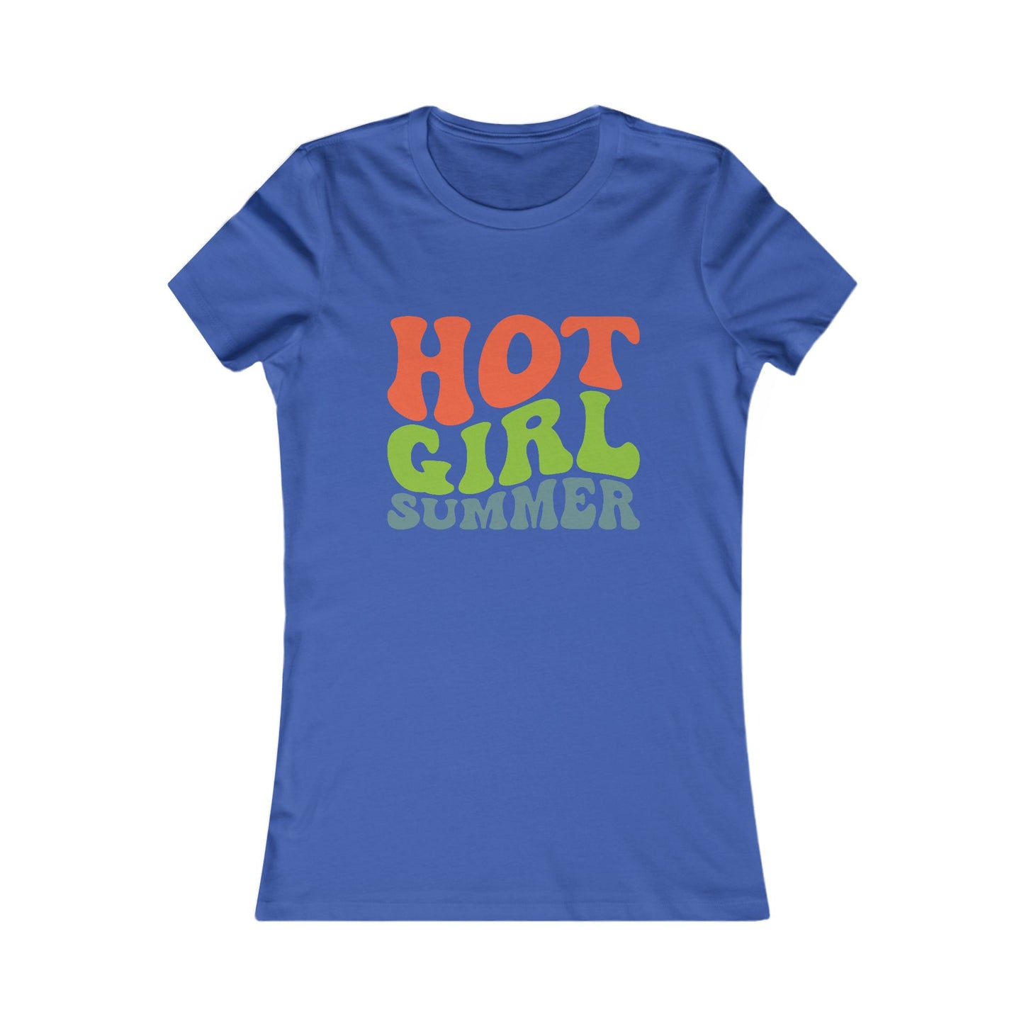 Hot Girl Summer Tee — Retro Colorful Women’s Graphic T-Shirt
