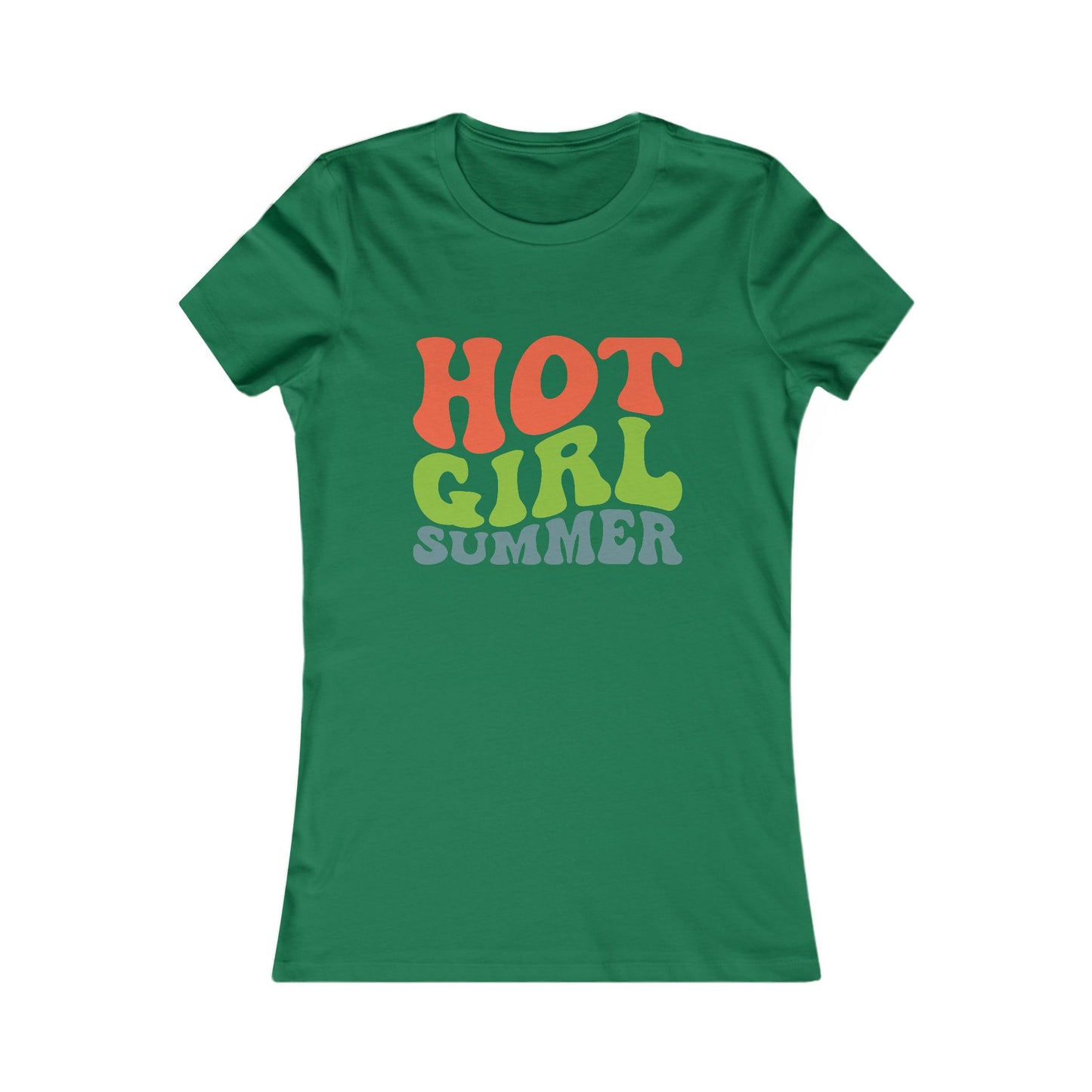 Hot Girl Summer Tee — Retro Colorful Women’s Graphic T-Shirt