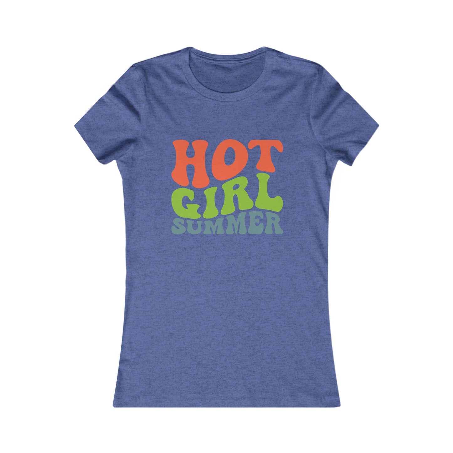Hot Girl Summer Tee — Retro Colorful Women’s Graphic T-Shirt