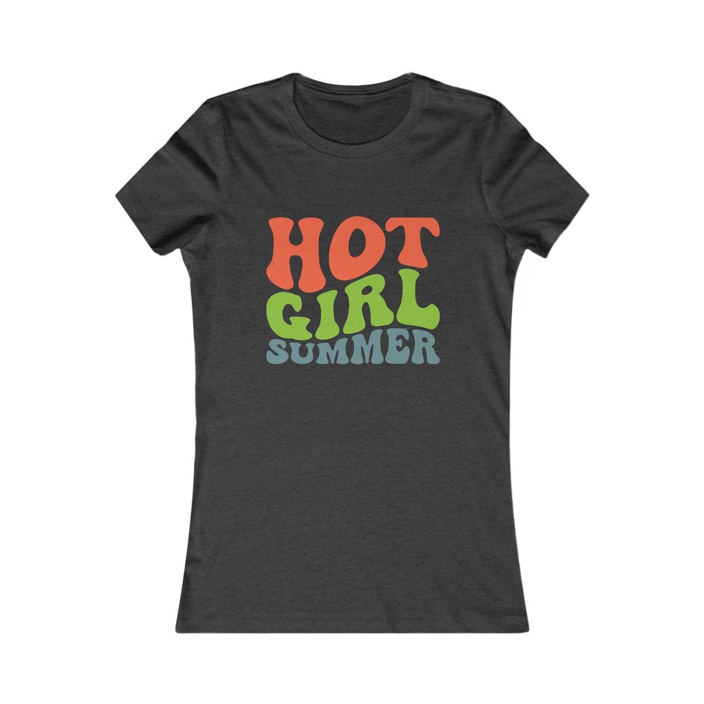 Hot Girl Summer Tee — Retro Colorful Women’s Graphic T-Shirt