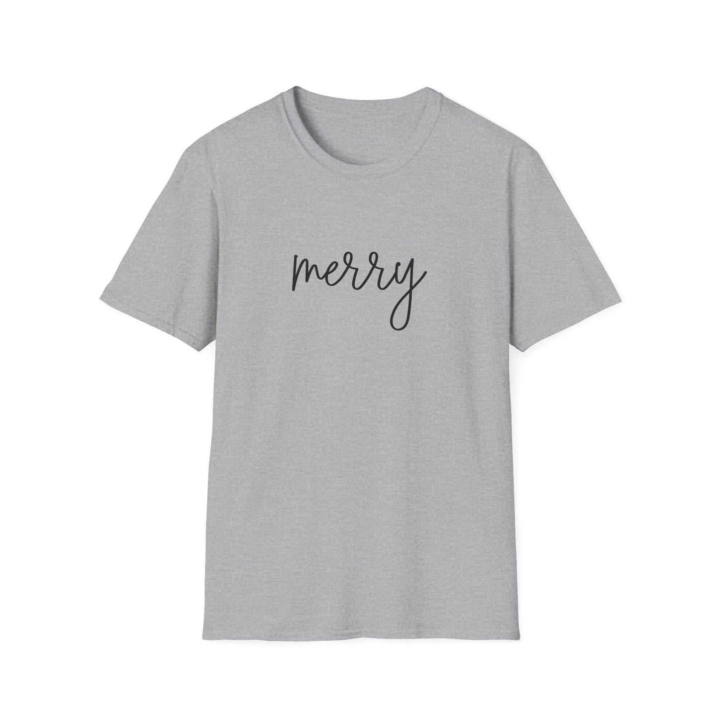 Merry Holiday T-Shirt — Cute Unisex Holiday Tee