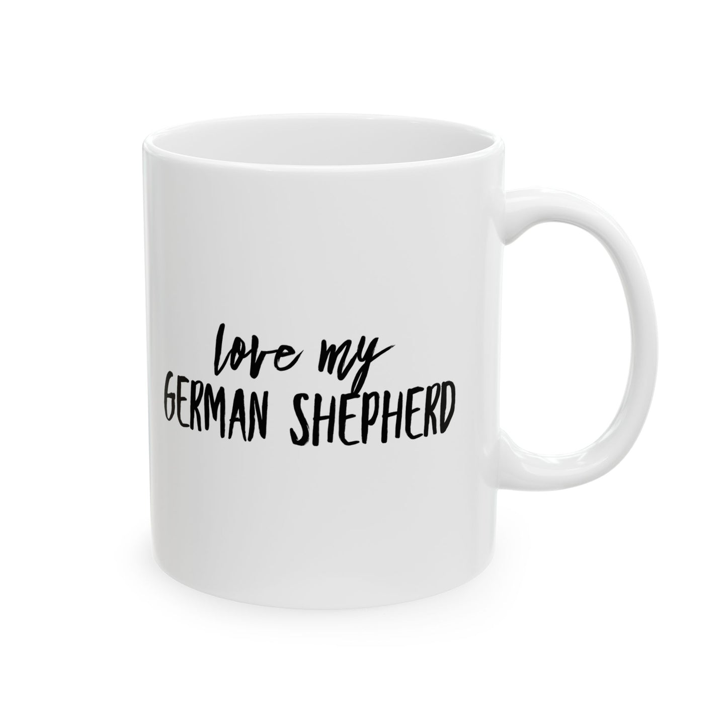 German Shepherd Love Ceramic Mug (11oz, 15oz)