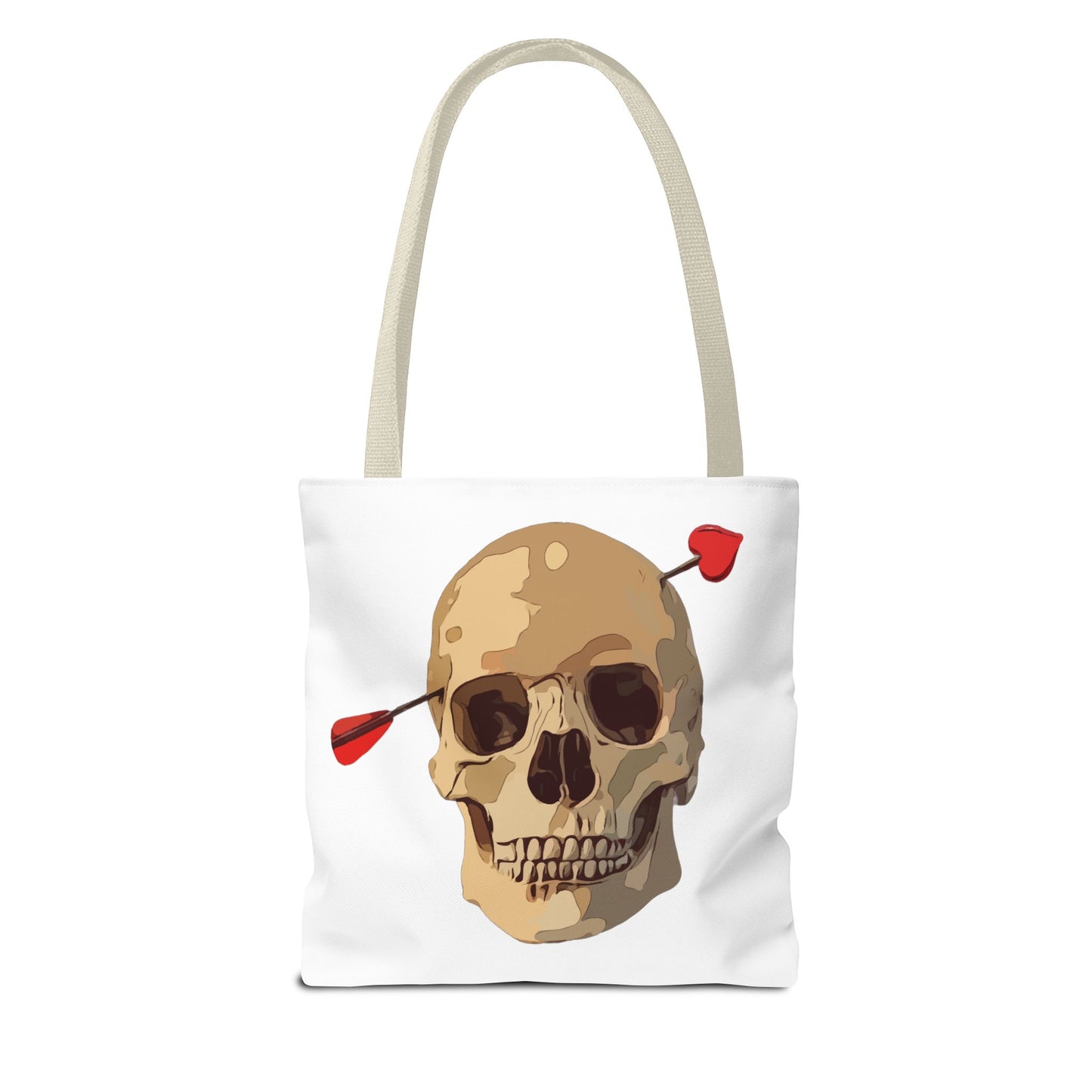 Skull Graphic Cupid Tote Bag: Edgy Elegance Meets Functional Style