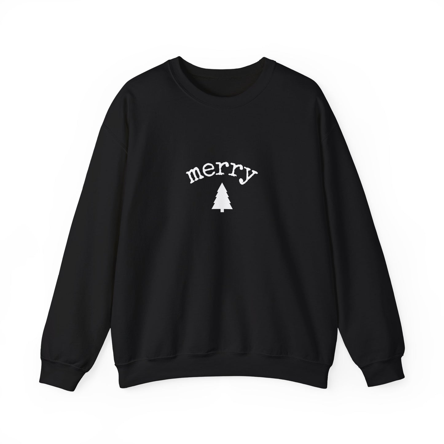 Merry Festive Holiday Crewneck Sweatshirt — Cute Christmas Sweatshirt