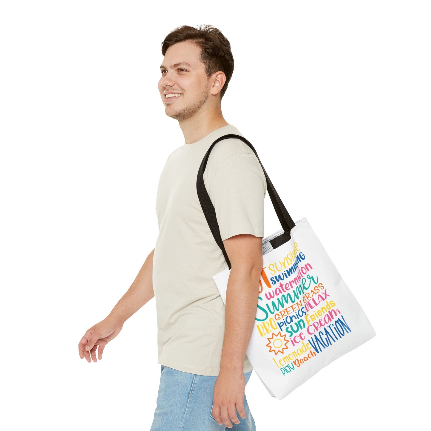 Summer Word Riot Tote Bag