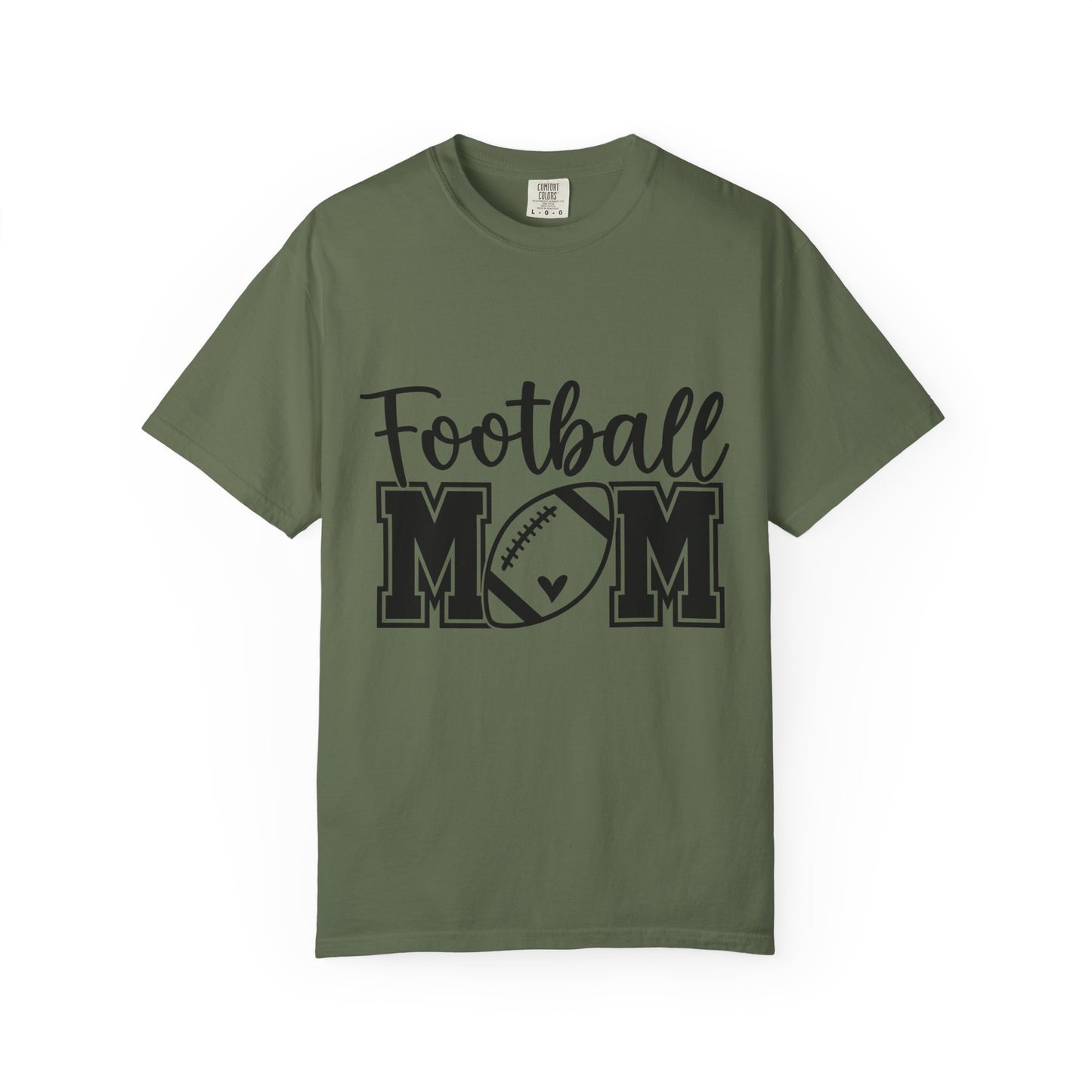 Football Mom T‑Shirt — Script & Varsity Football Mom Tee