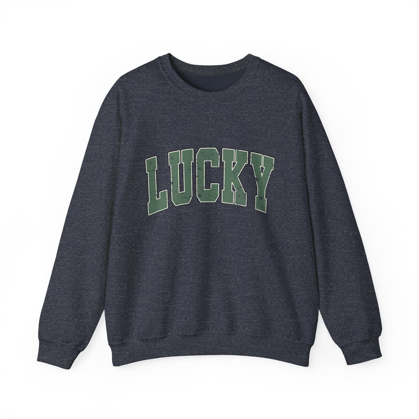 Lucky Graphic Sweatshirt — Vintage Green St. Patrick’s Day Crewneck