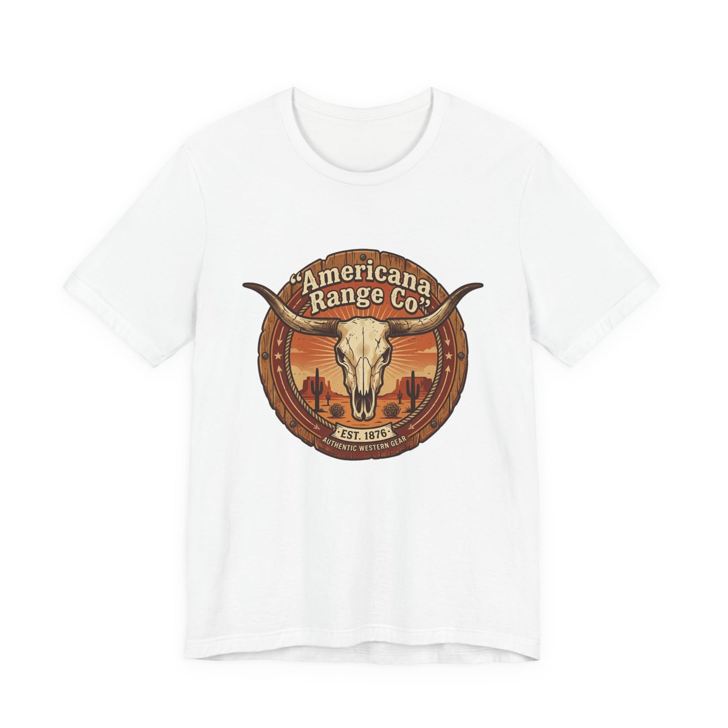 Americana Range Co Skull Tee | Western Vintage, Frontier Rodeo