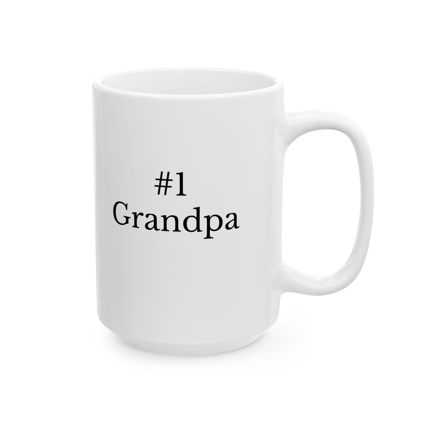 Number 1 Grandpa Novelty Gift Mug (11 & 15 oz)