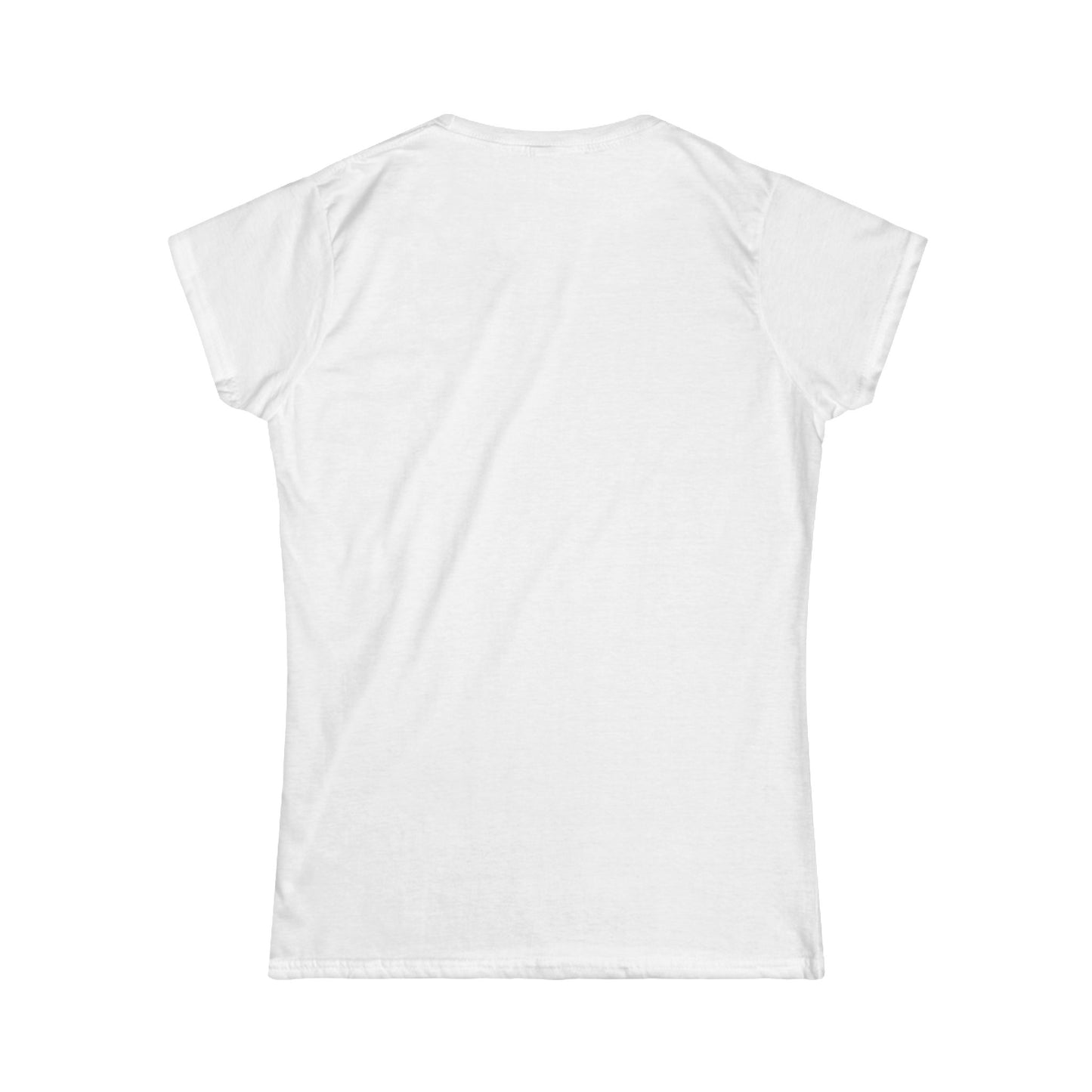 Bunny Kisses and Easter Wishes Women's Softstyle T-shirt, Cute Pastel Tee for Easter Celebrations, Perfect Gift for Her