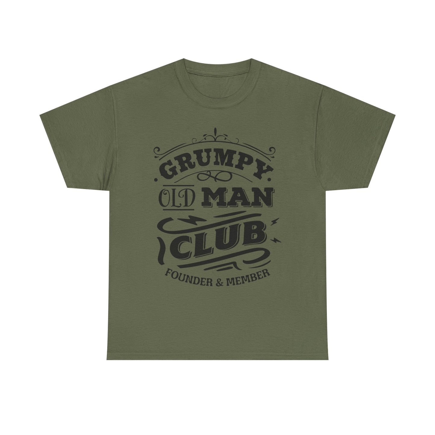 Grumpy Old Man Club Classic Unisex Heavy Cotton Tee for Dads