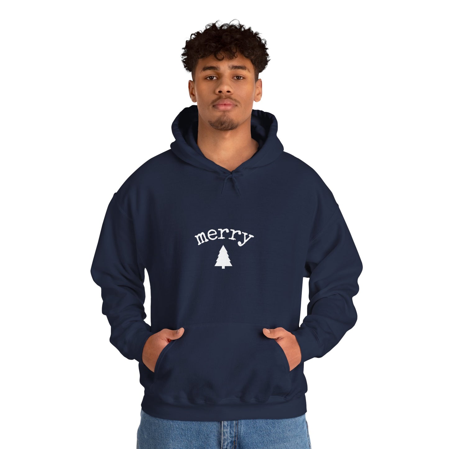 Cute "Merry Christmas Tree" Hoodie — Festive Holiday Sweatshirt