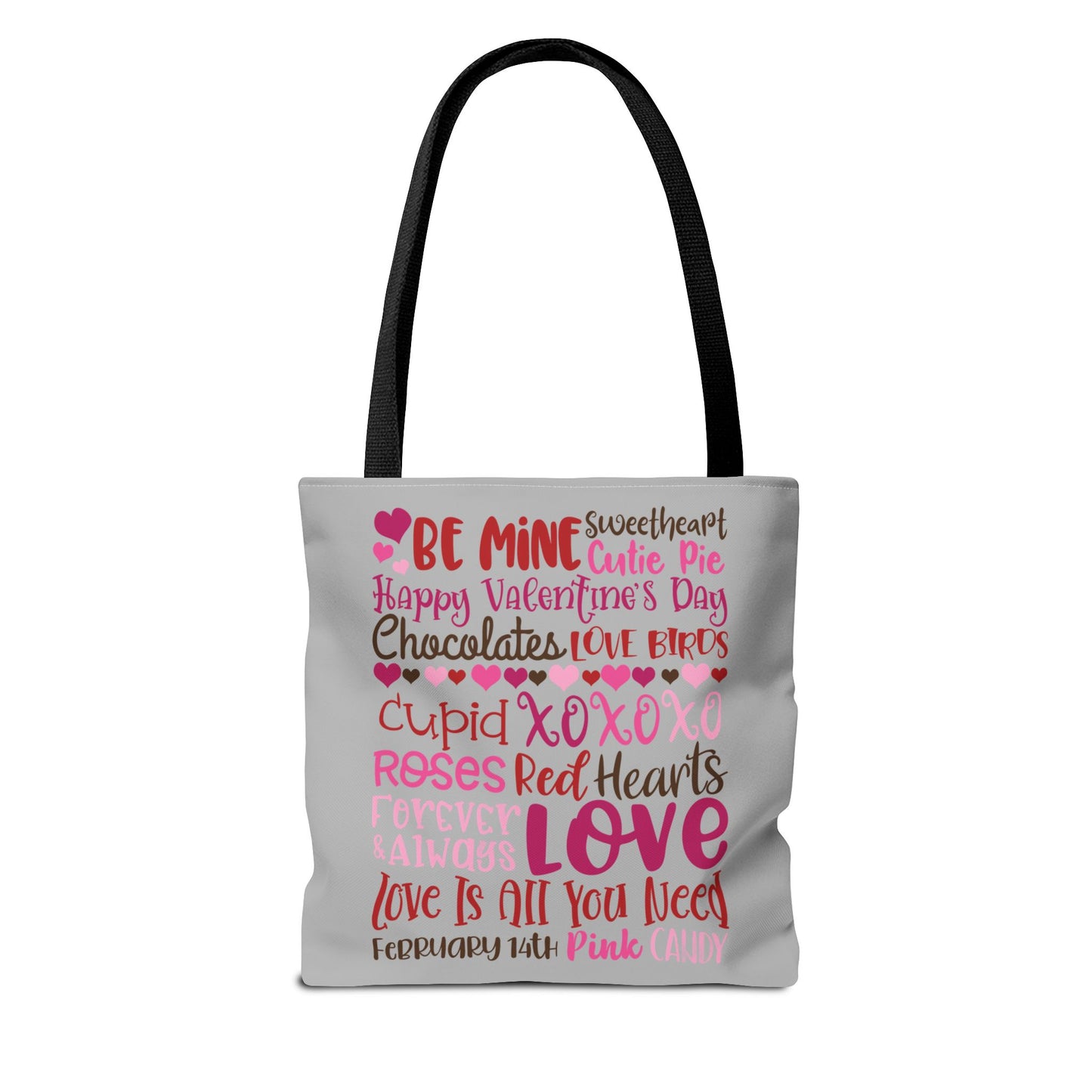 Valentine’s Day Love Words Tote Bag