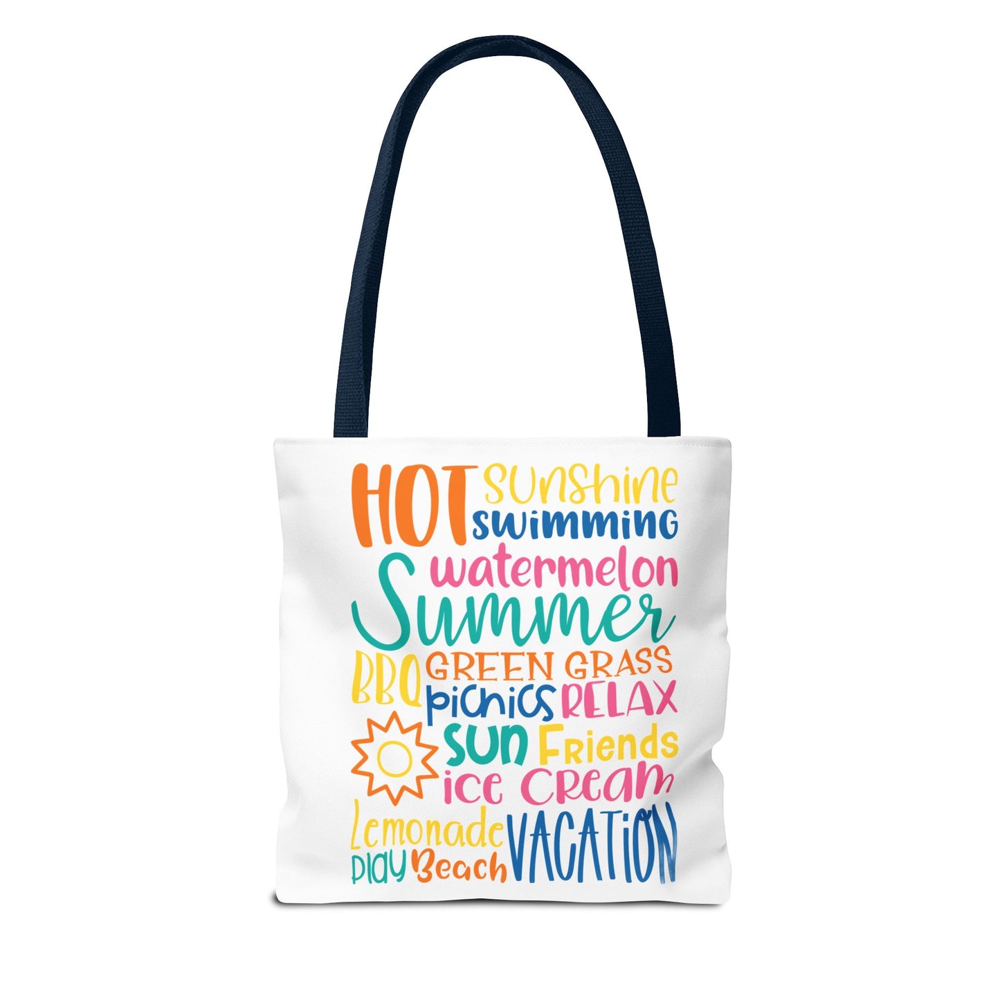 Summer Word Riot Tote Bag