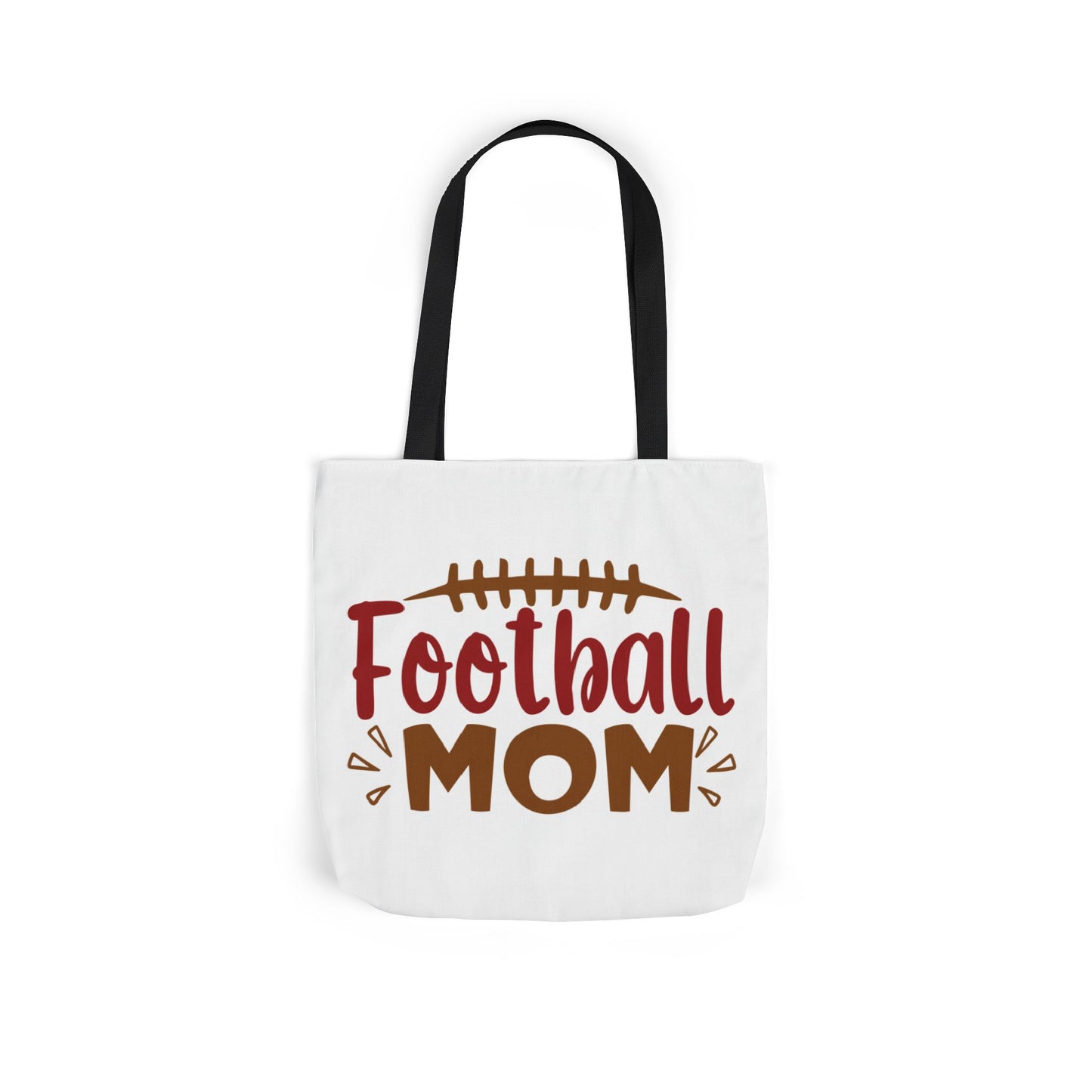 Football Mom Canvas Tote Bag — Game Day Reusable Grocery & Gear Tote