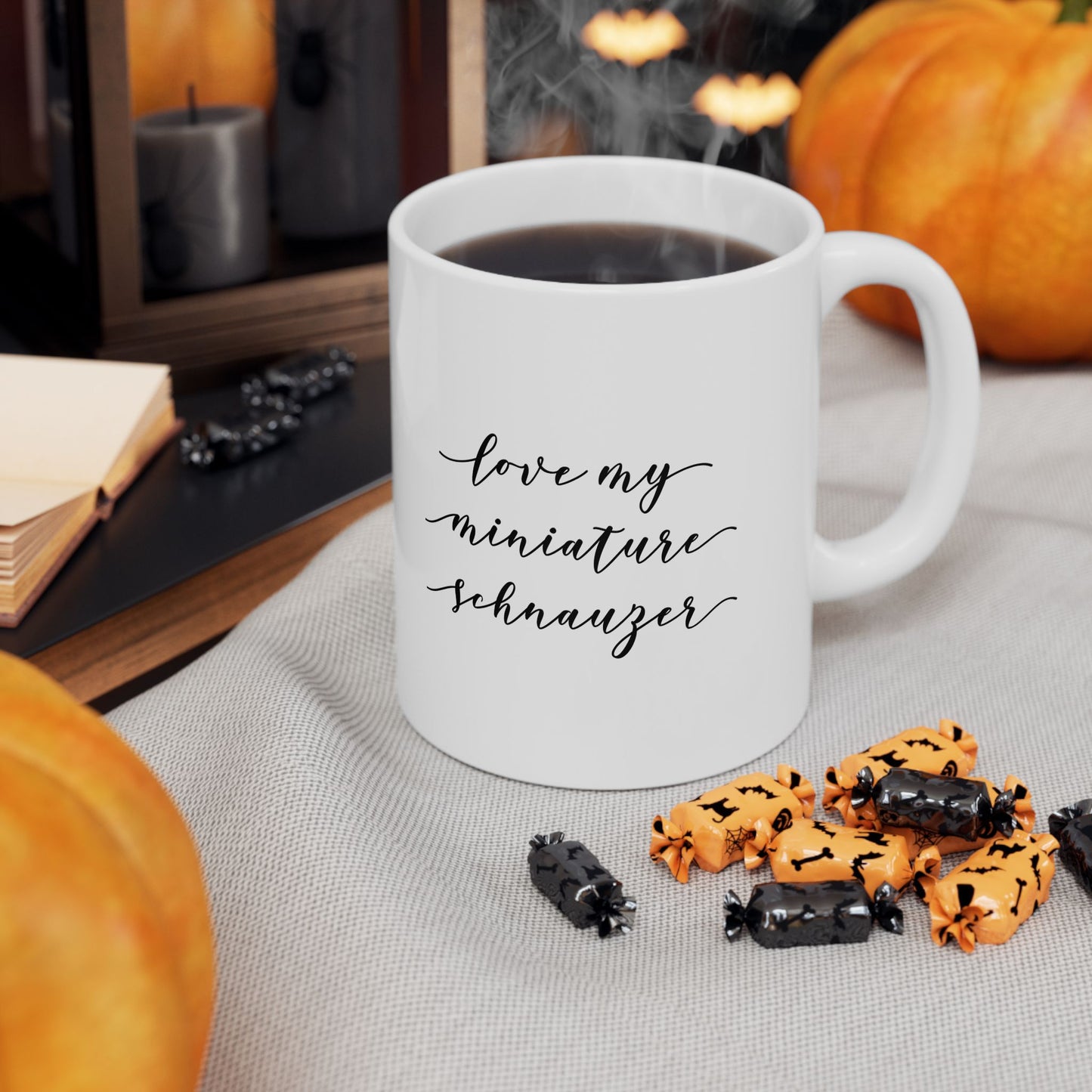 Miniature Schnauzer Love Ceramic Mug (11oz, 15oz)