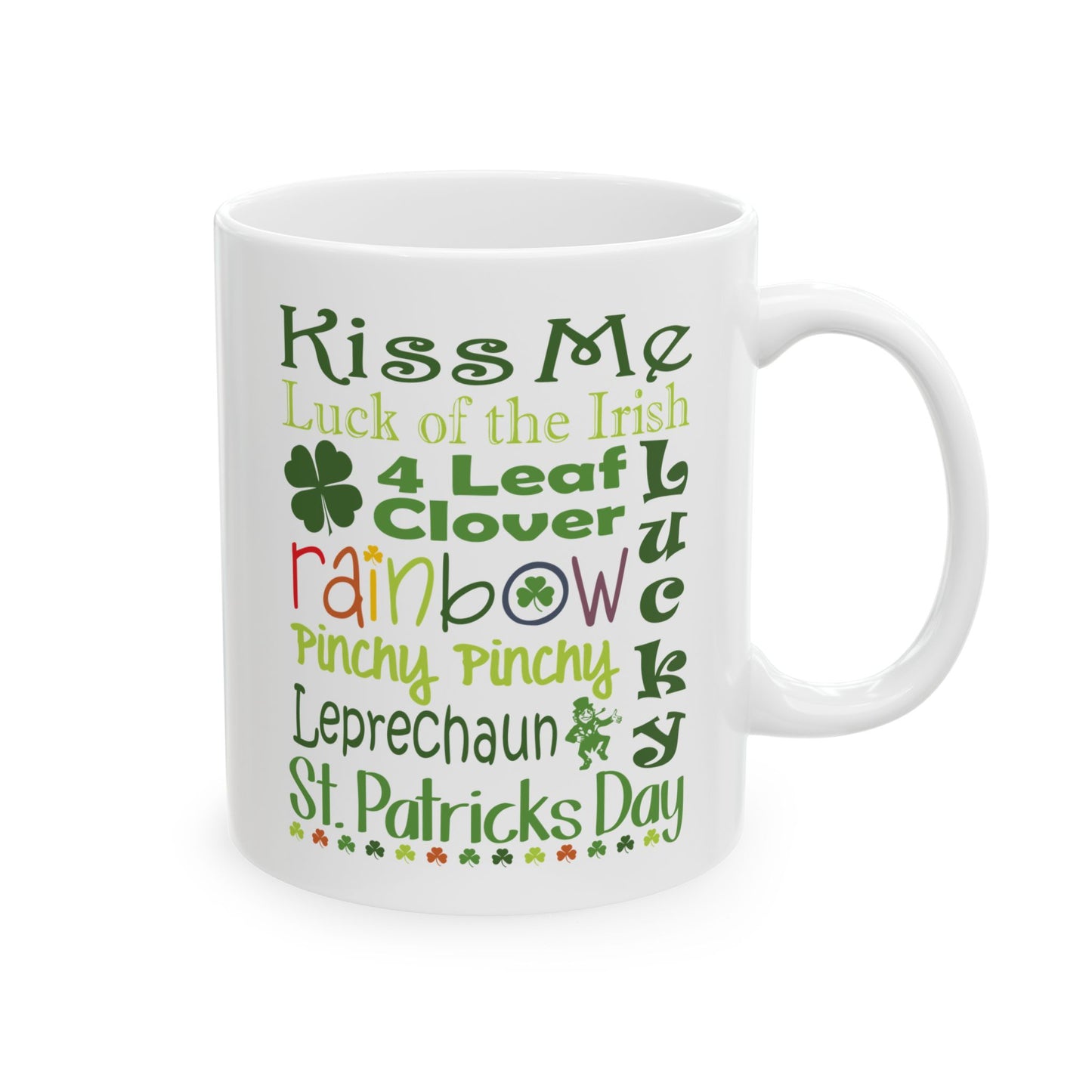 St. Patrick's Day Riot Ceramic Mug, (11oz, 15oz)