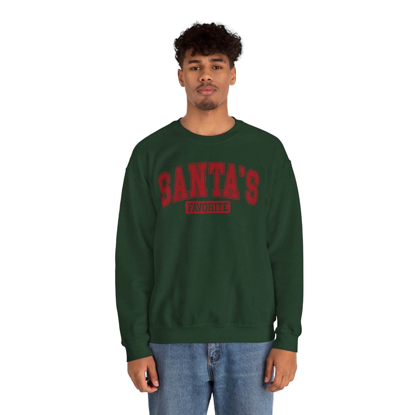 Santa's Favorite Crewneck Sweatshirt