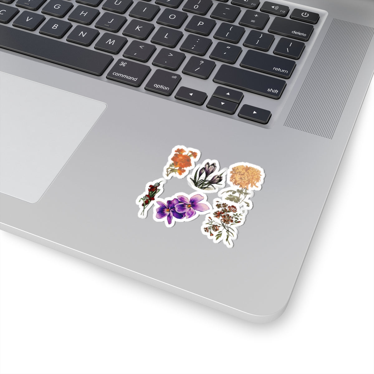 Vintage Flowers Kiss-Cut Stickers