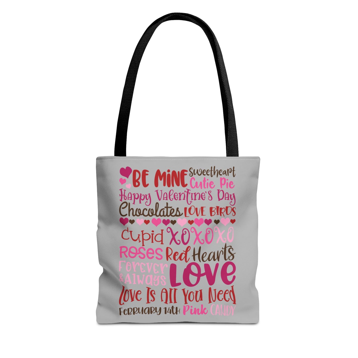 Valentine’s Day Love Words Tote Bag