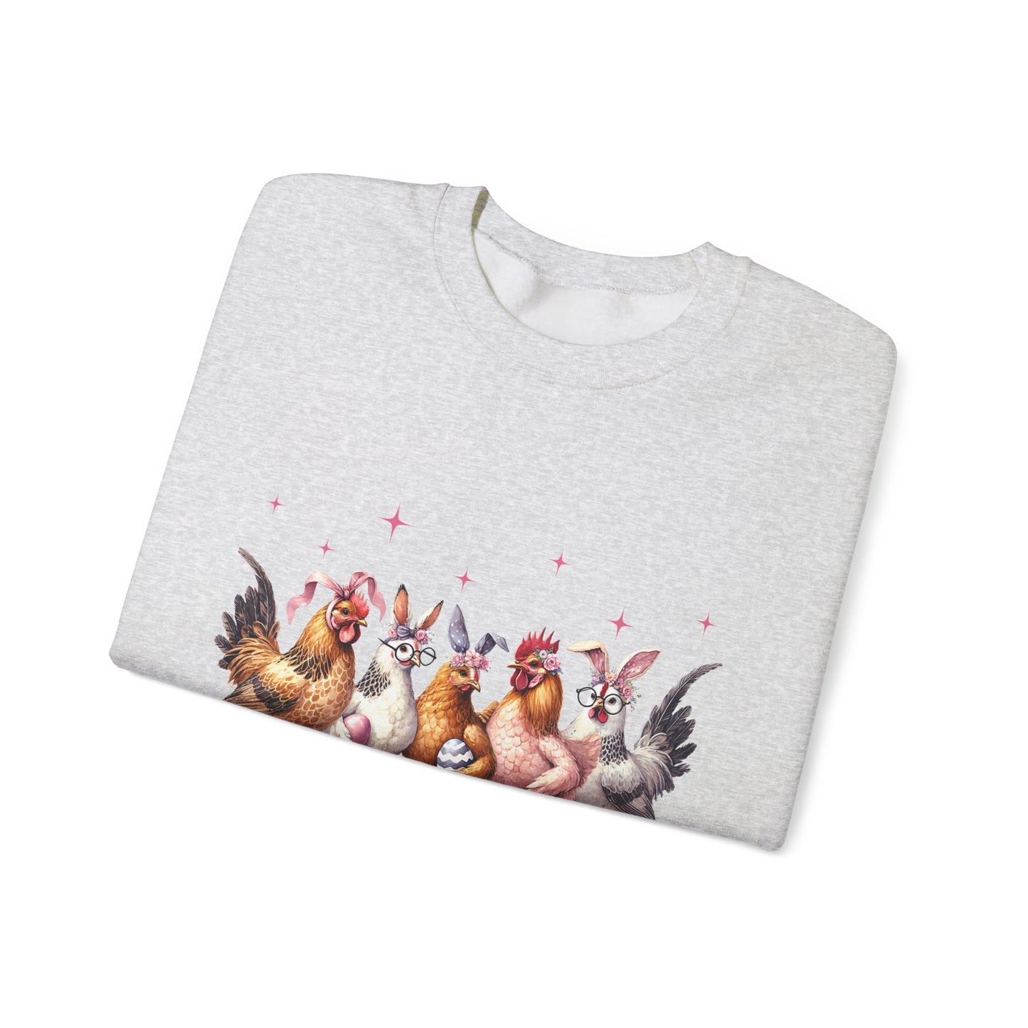 Happy Easter Themed Crewneck Women's Sweatshirt